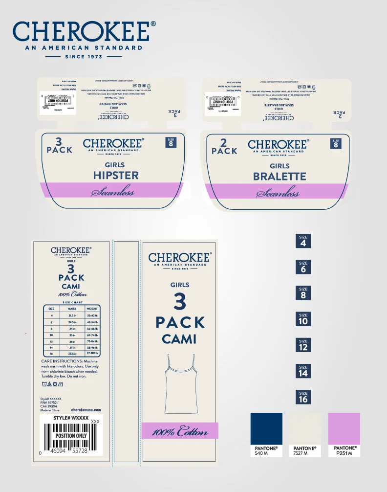 Cherokee Girls Collar Tag and Insert