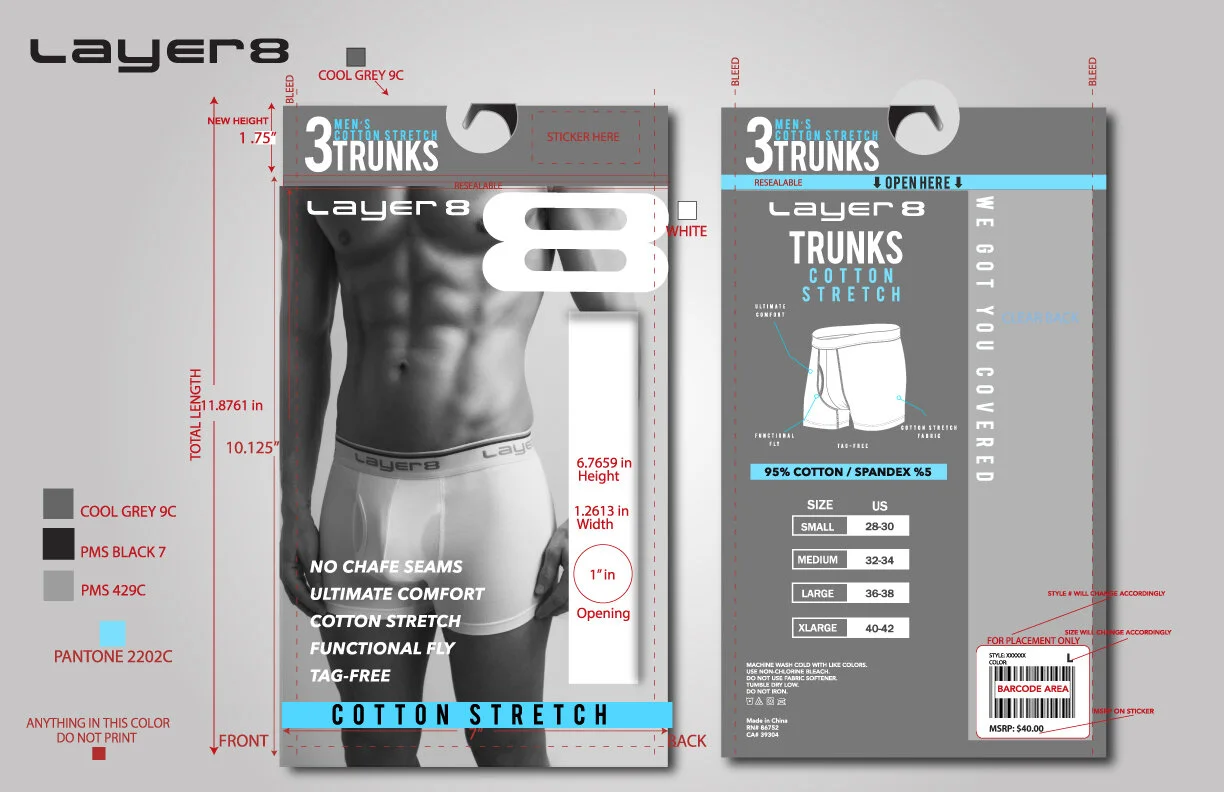 Layer 8 Everyday Mylar Trunks