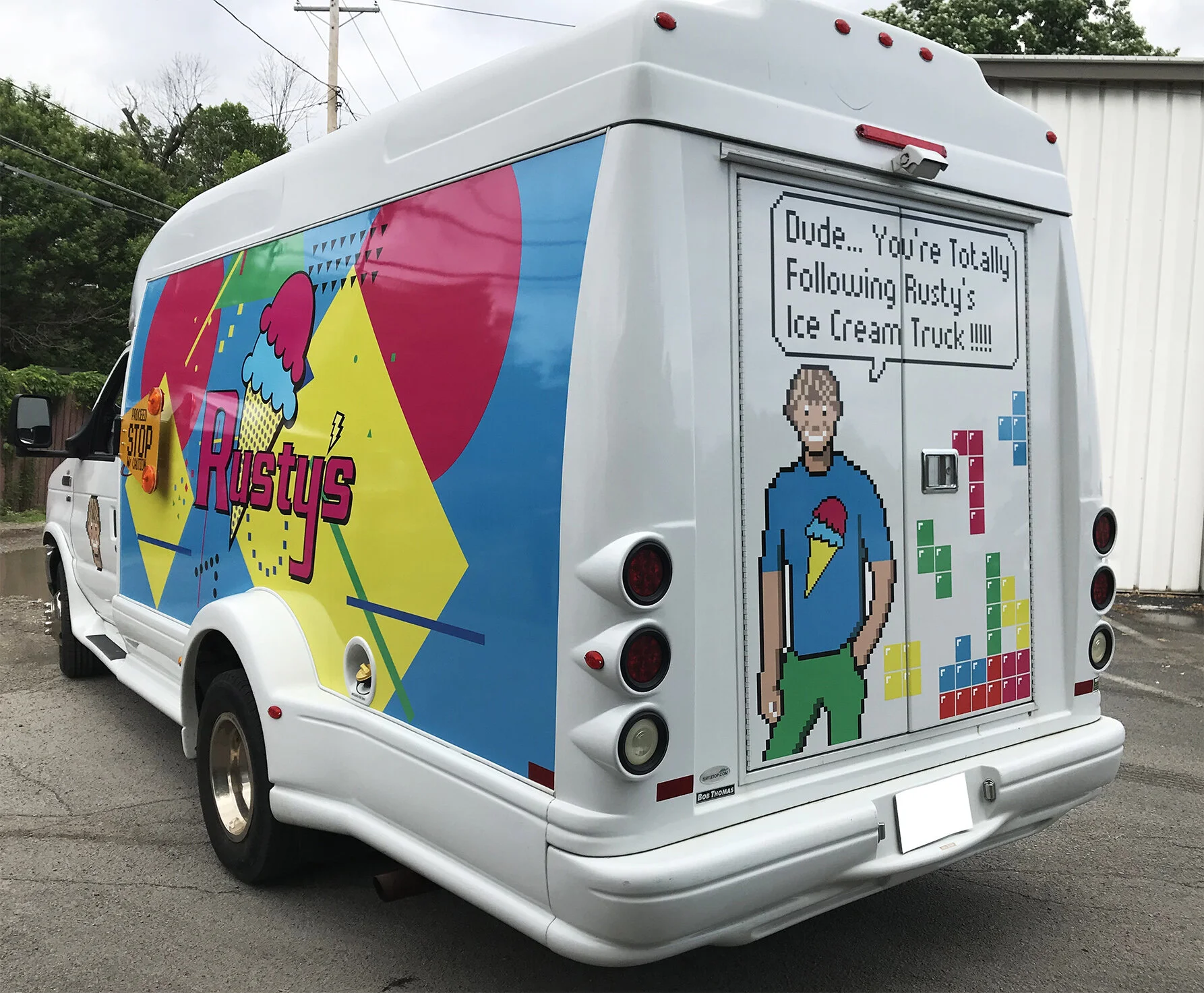 Rusty's Ice Cream food truck