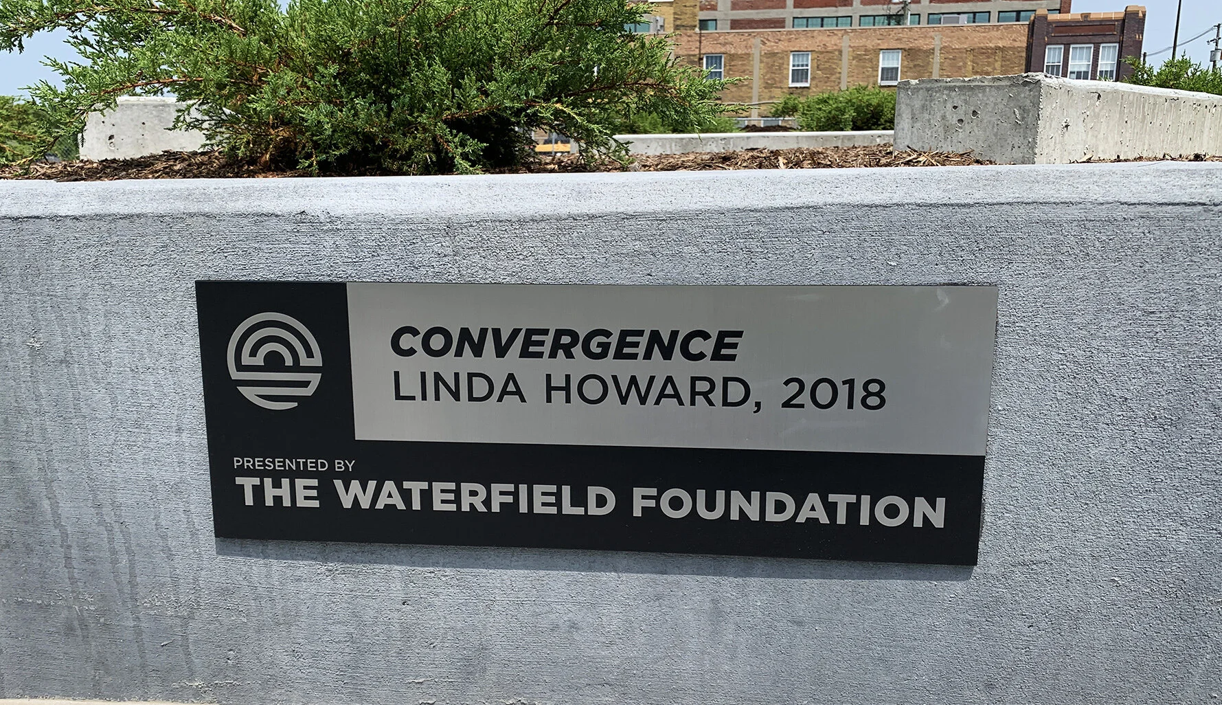 Art sculpture plaque