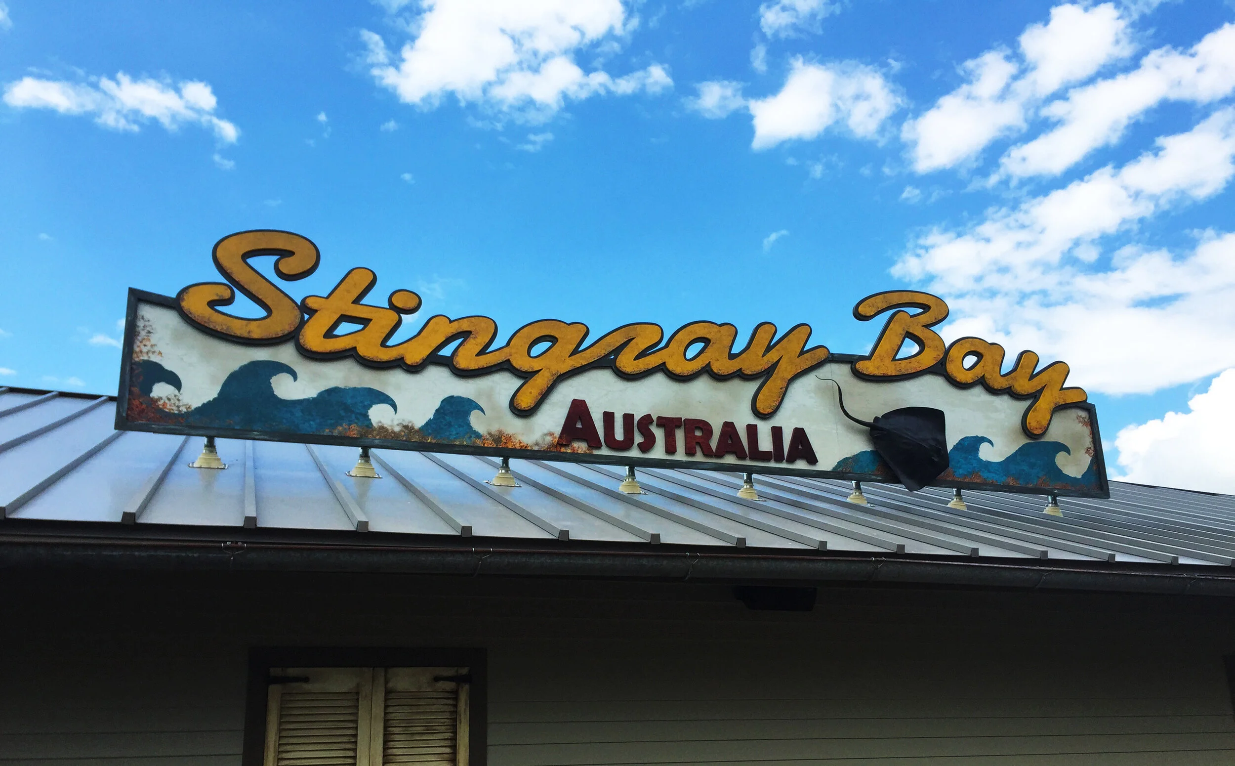 Stingray Bay building sign
