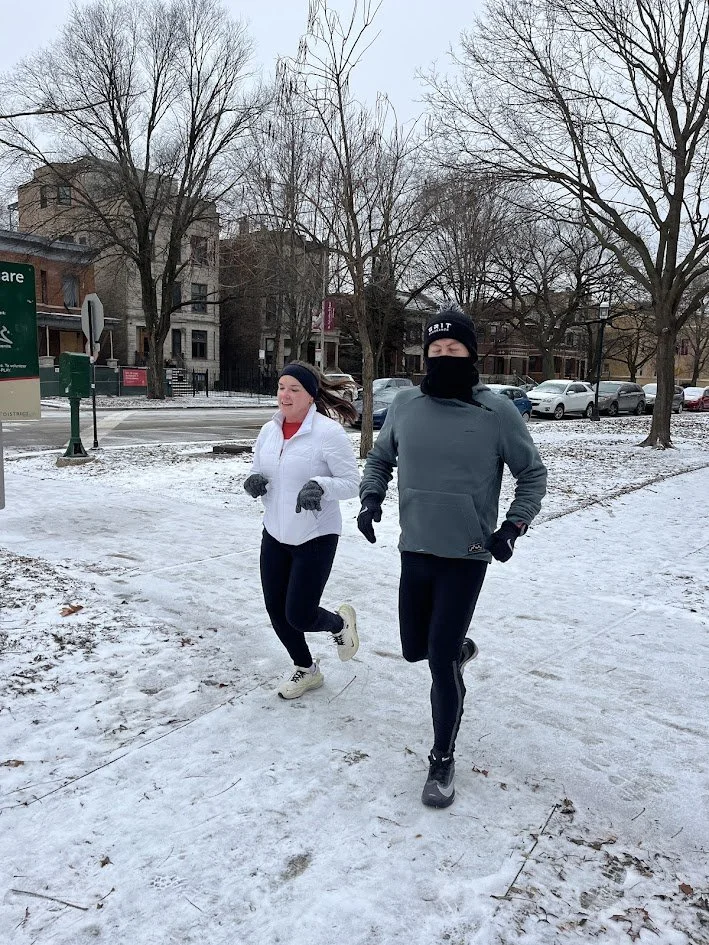 The Athletes You Meet on the Lakefront in Winter