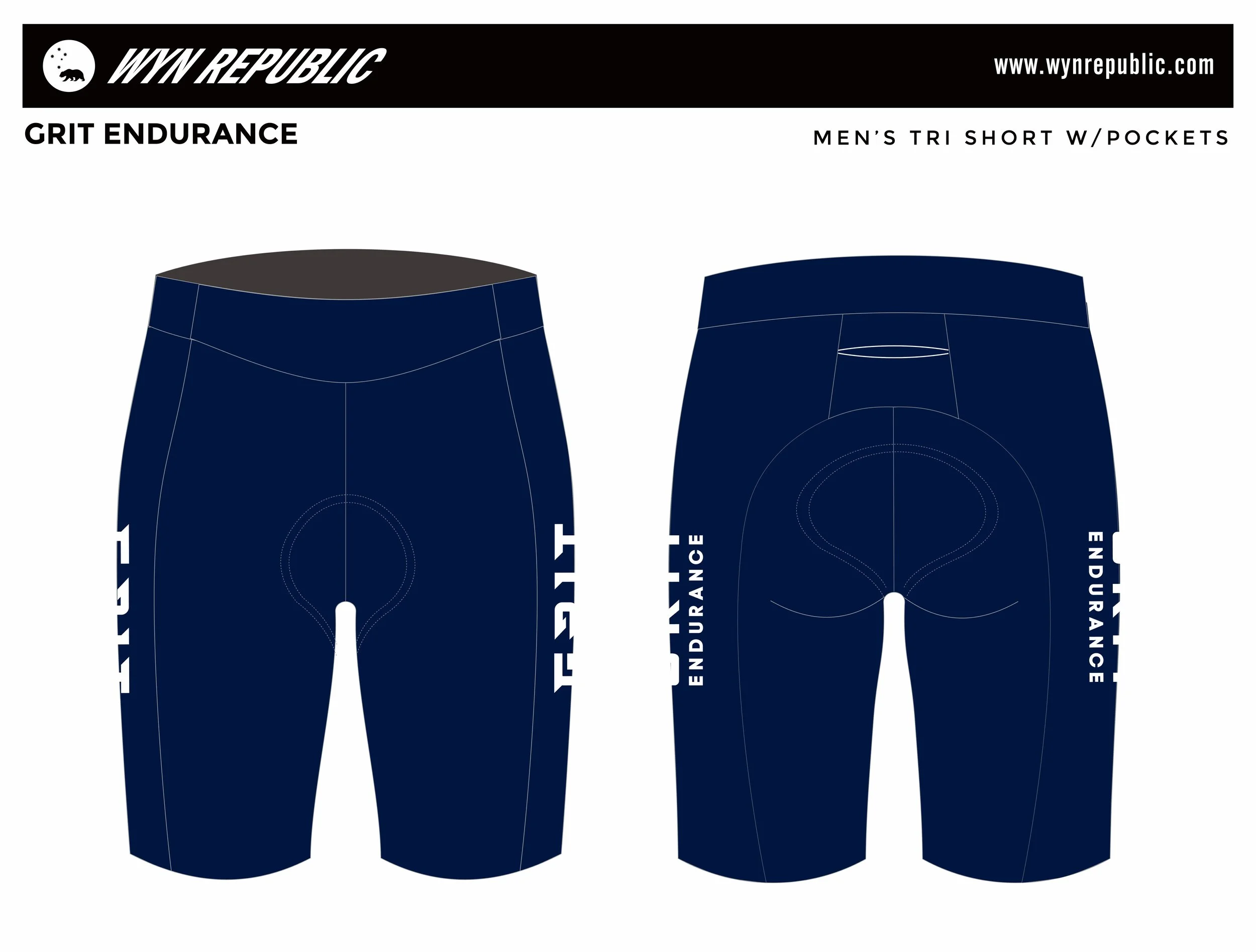 WYN Republic Velocity X Triathlon Shorts