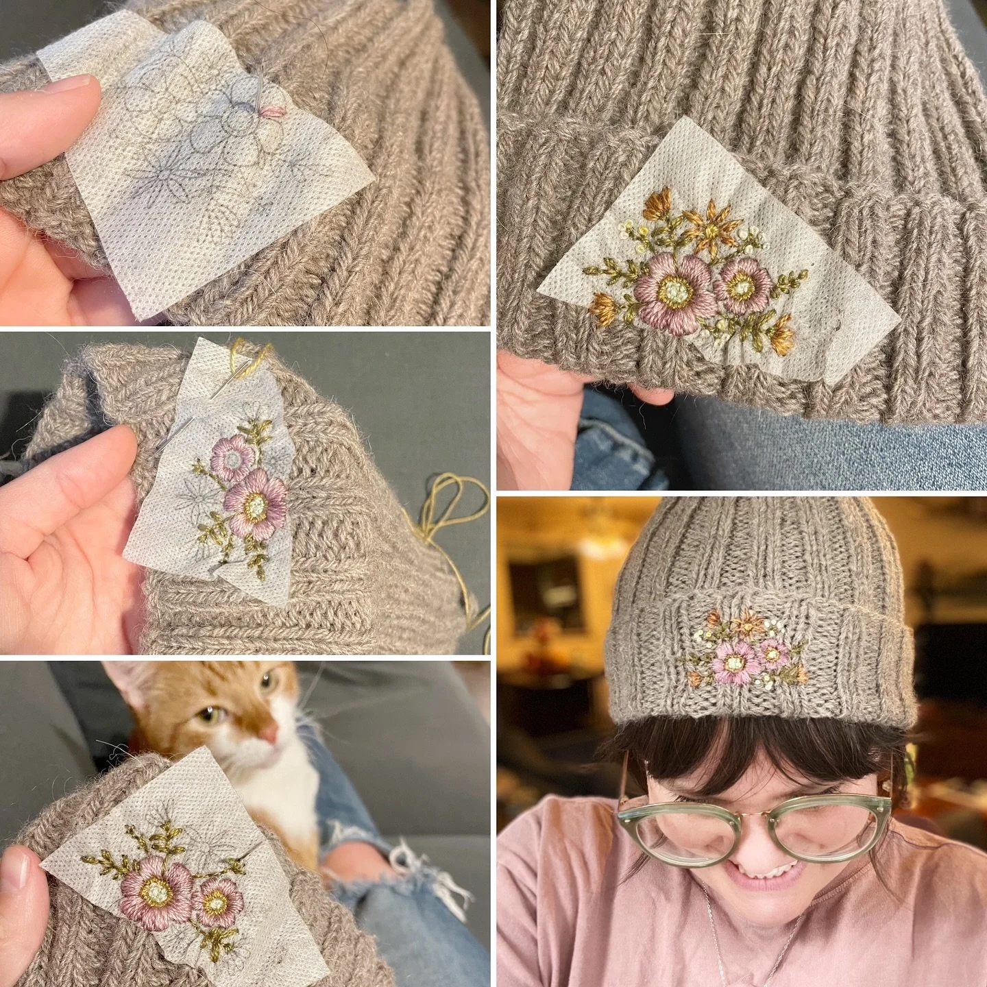 Last weekend I had the absolute delight of teaching at the Poets Cove Retreat, but there was one downside… because we were teaching at the same time, I didn’t get to take Julie’s class on embroidering your knits!! 
Luckily I was a