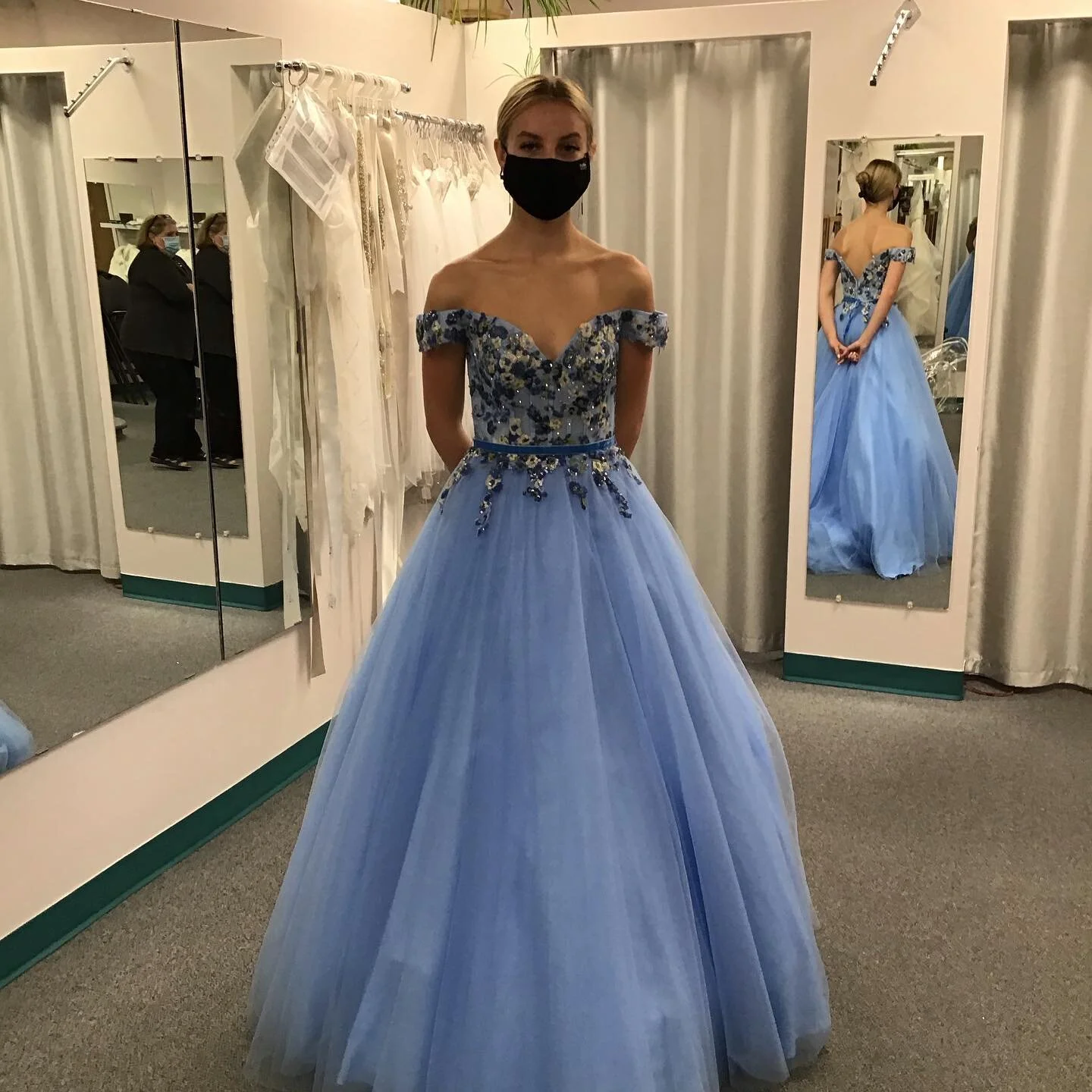 Makena loves this ball gown and looks amazing #grad#prom