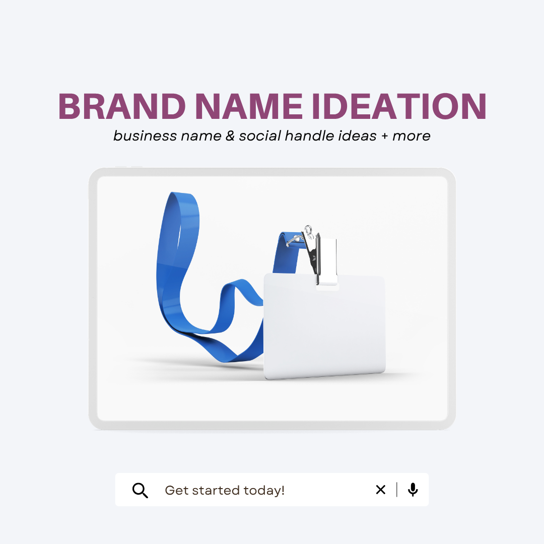 Business Name Ideation