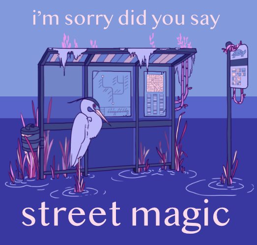 “I'm Sorry Did You Say Street Magic” a Standard One Shot in the Microscope system. Led by Nona de Koning.