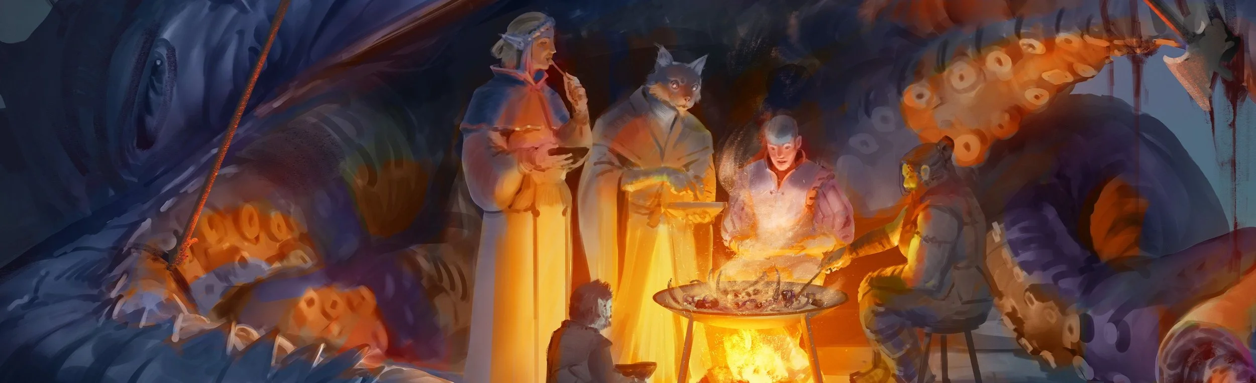 The Great Dungeon Luncheon is a Standard One Shot in the Daggerheart (Beast Feast campaign frame) system, led by Sean (Spoony)