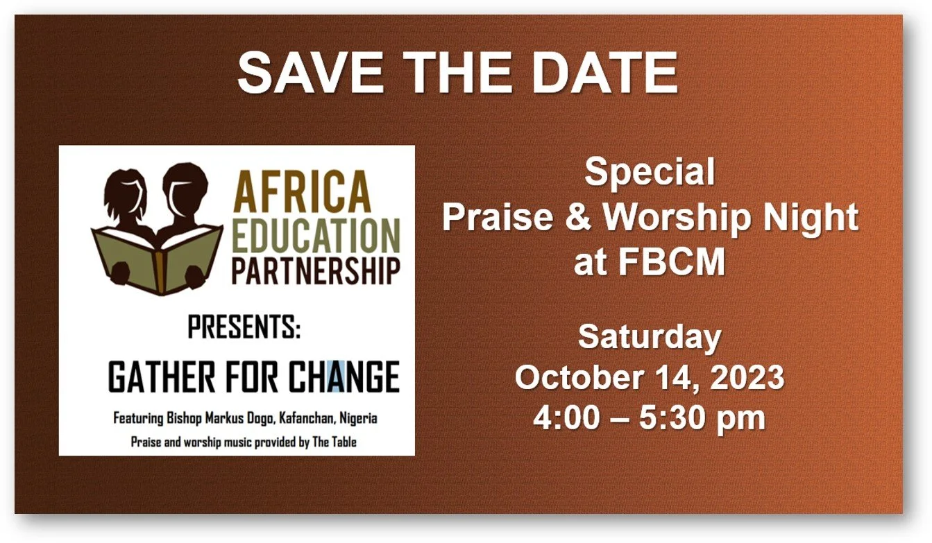 MISSIONS — First Baptist Church 240 Hillstown Rd Manchester, CT