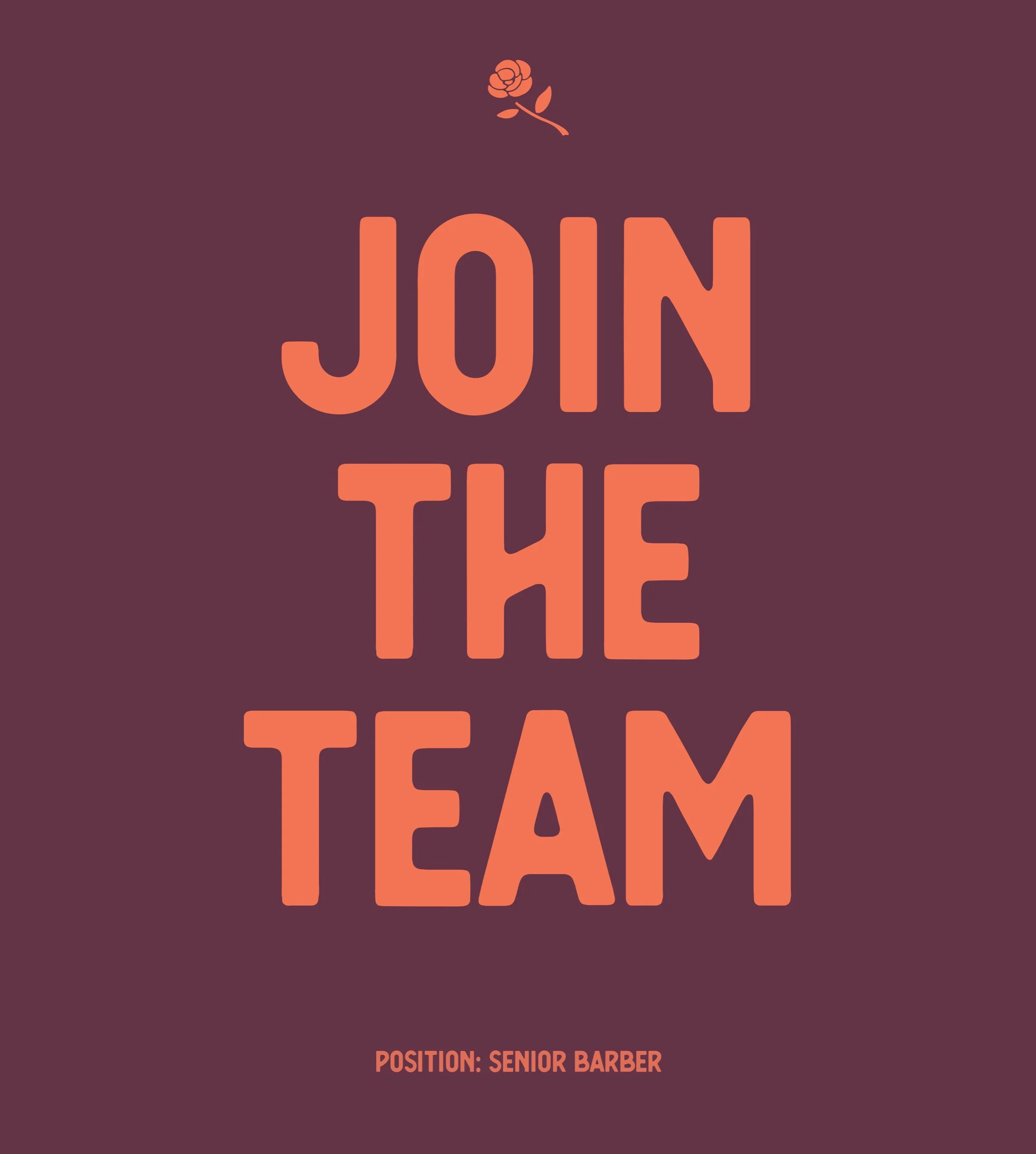 Join the team! 

We&rsquo;re looking for an experienced, established Perth barber to join the Soulsbys crew.

We know &ldquo;we&rsquo;ve got something cool in the works&rdquo; gets thrown around a fair bit but we genuinely do have some exciting thing