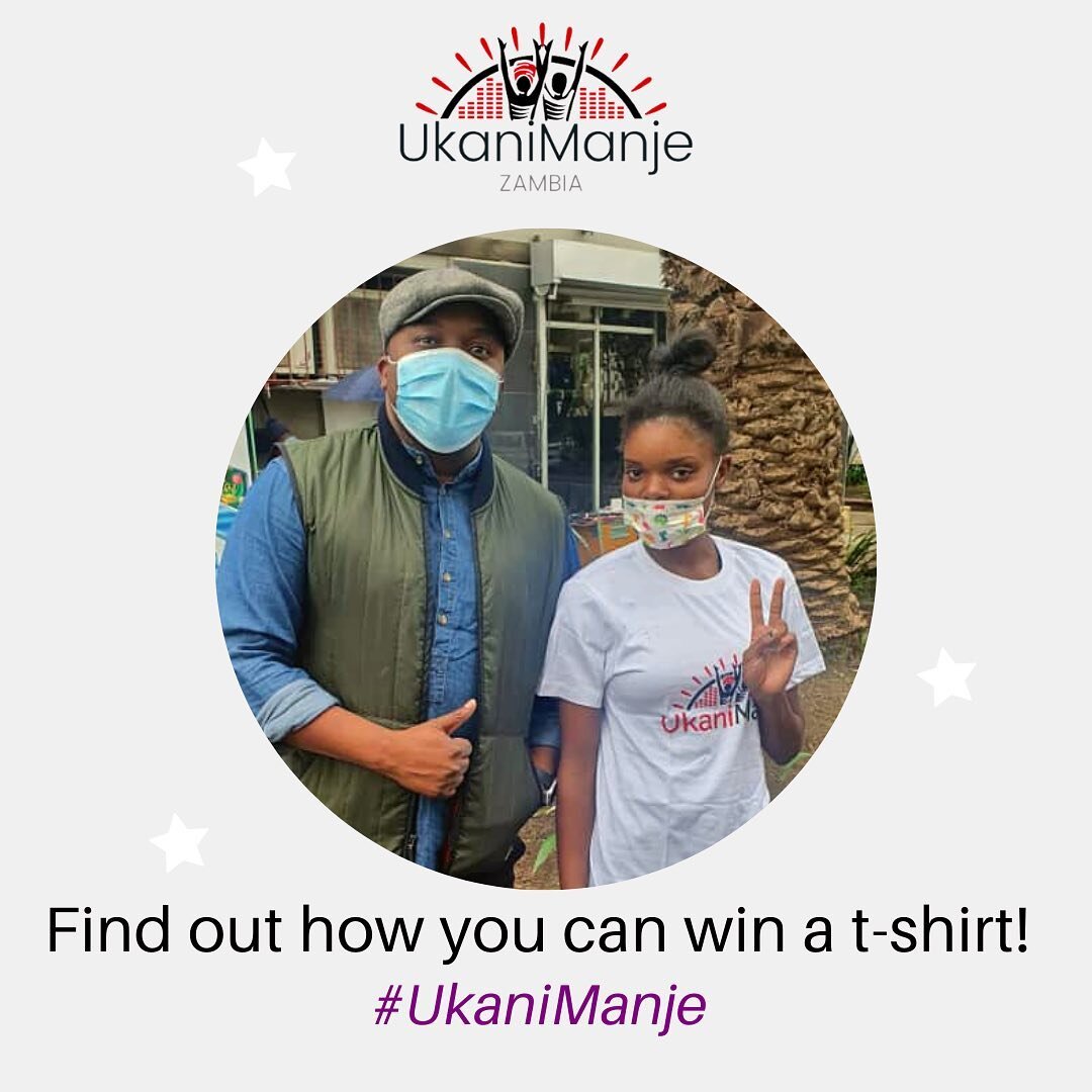 Shout out to our past winners! Thank you for your commitment to ending HIV in Zambia. 

Stay tuned to find out how YOU can win an UkaniManje t-shirt!

The #timeisnow to #wakeup and change starts with you 🇿🇲 

#UkaniManje #WakeUp #TimeisNow #Zambia 