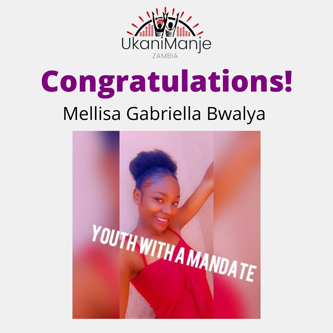 Congratulations Mellisa! Please message our facebook page to make arrangements for your UkaniManje t-shirt! 

We asked how YOU can be a youth advocate in your community... 

Melissa answered: 

YOUTH COMMUNITY ADVOCATE.

HIV/AIDs it's a disease that 