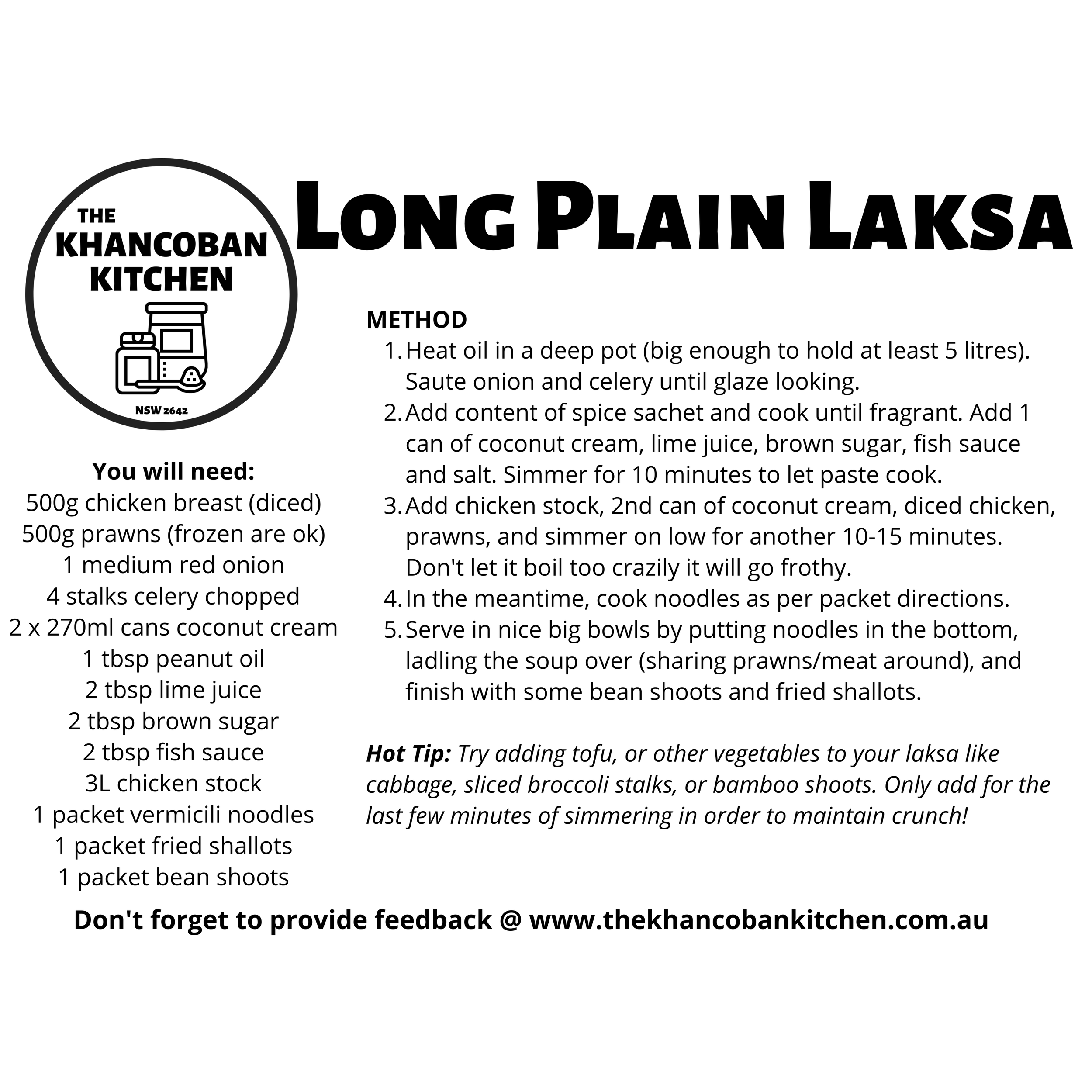 Long Plain Laksa