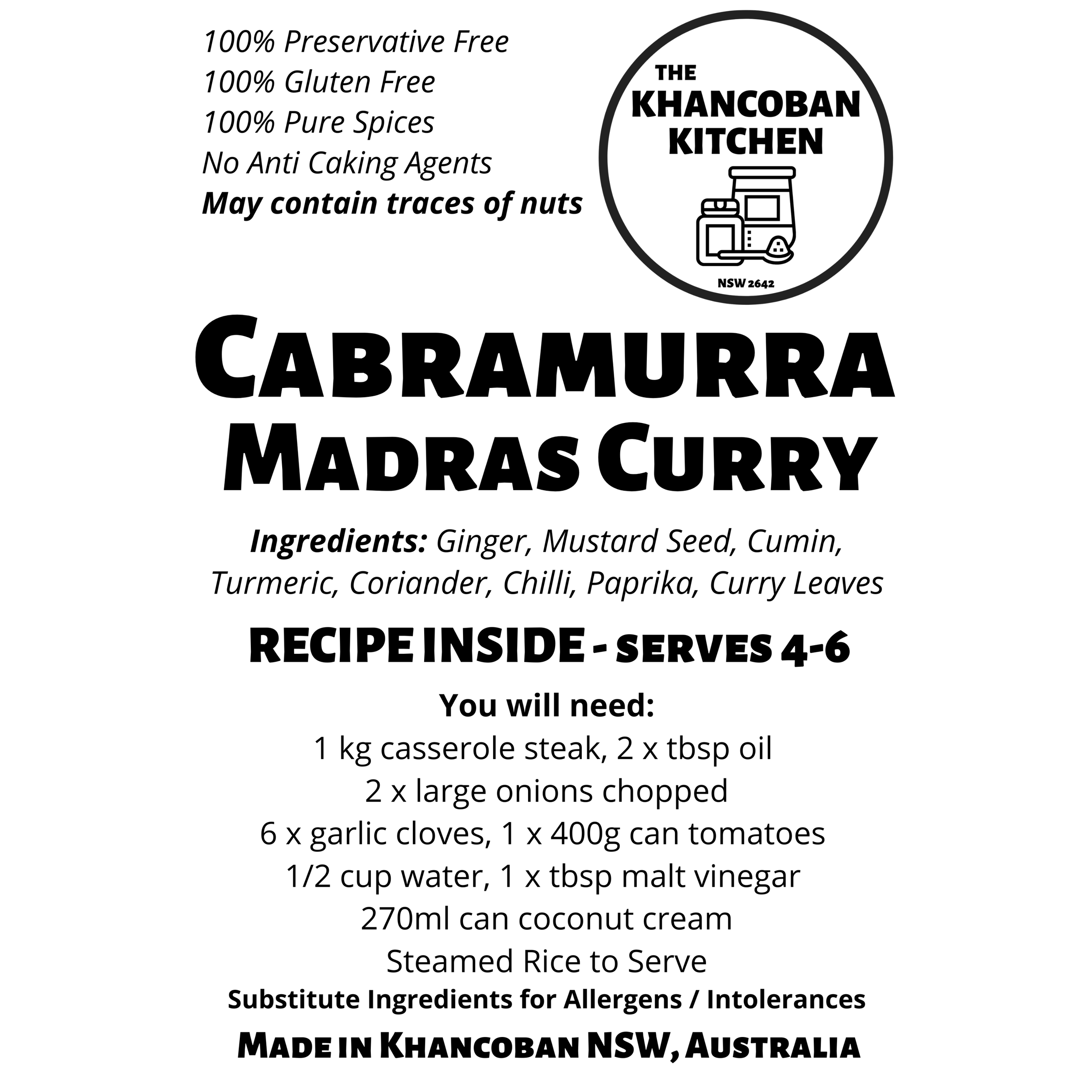 Cabramurra Madras