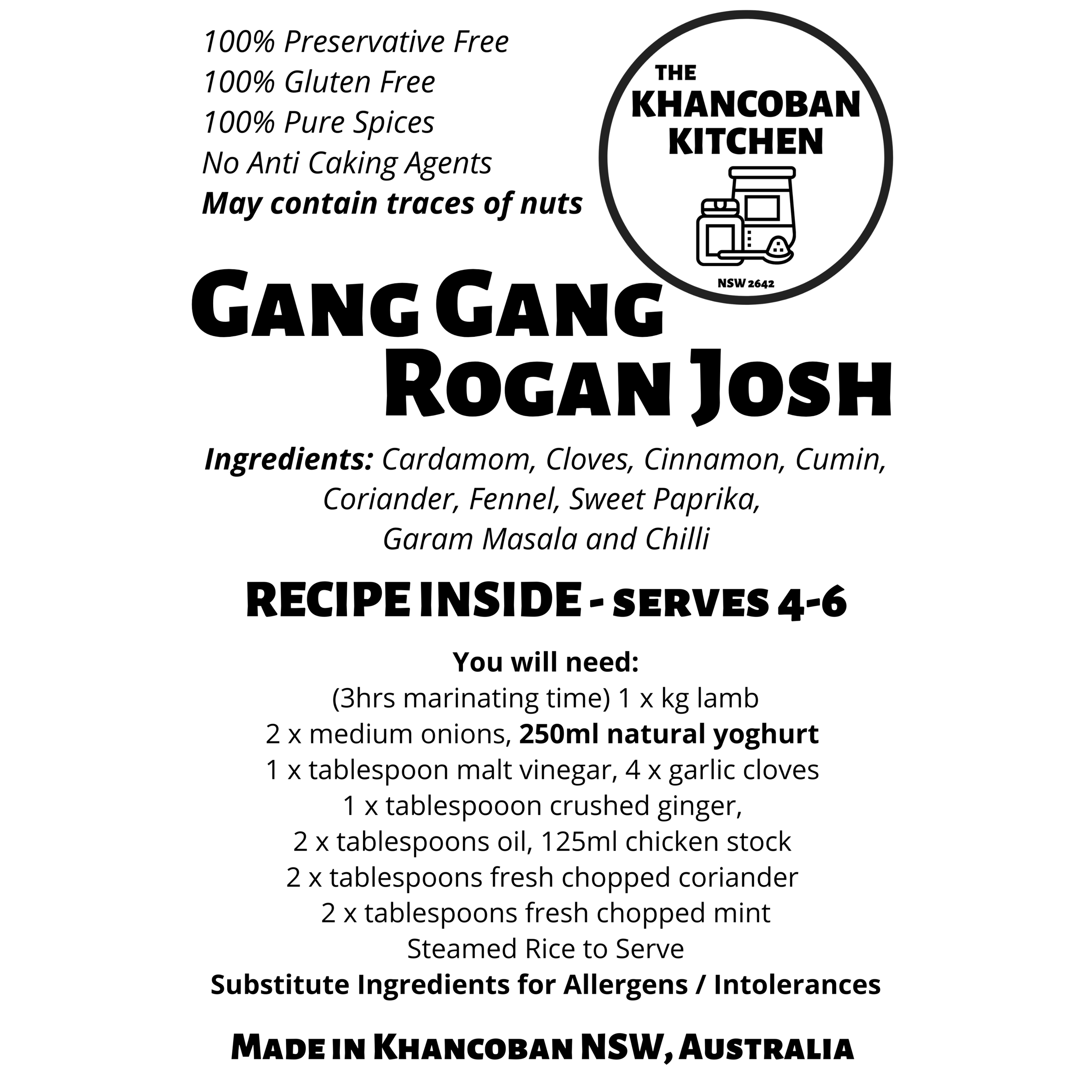 Gang Gang Rogan Josh