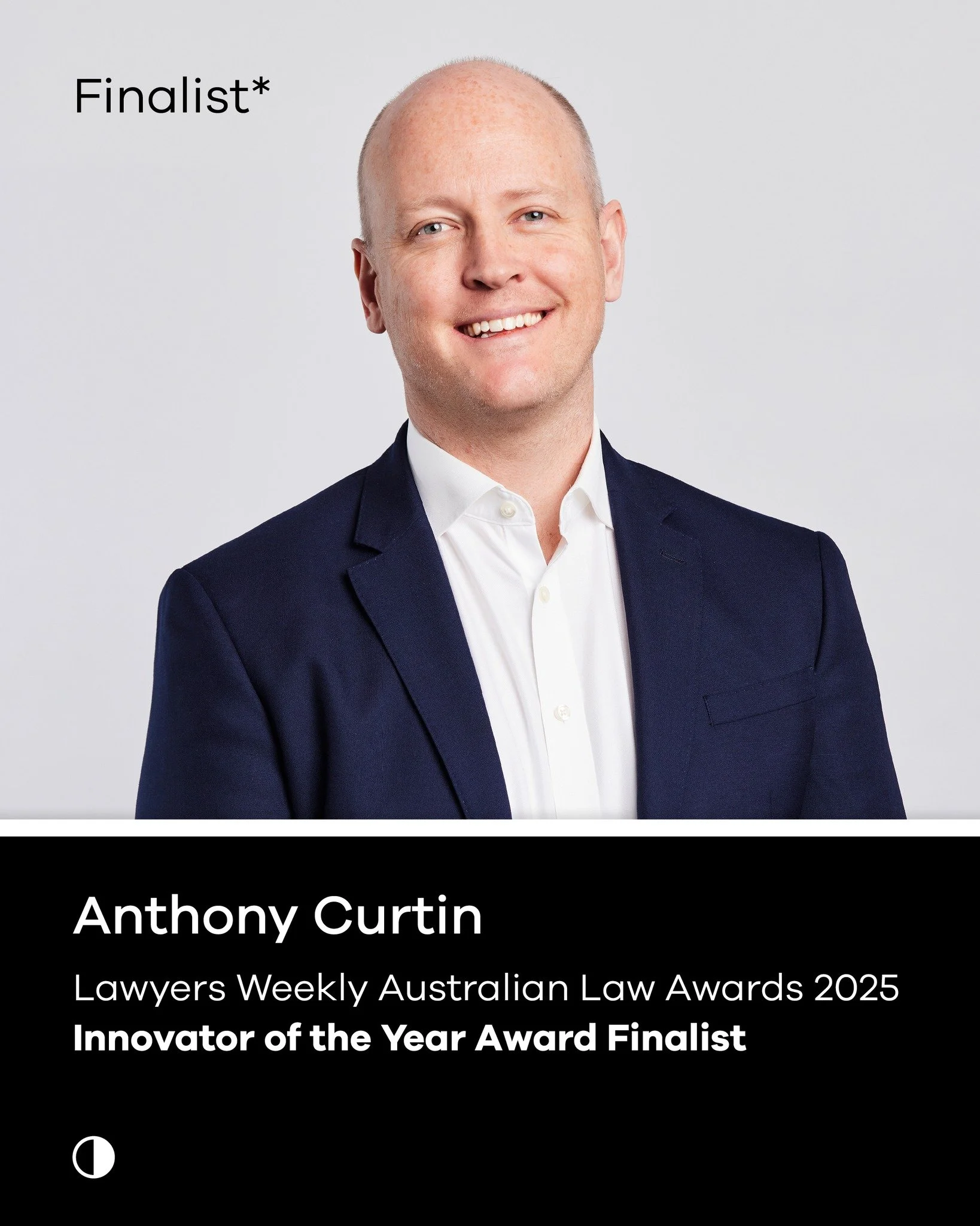 We are thrilled to share for an impressive third time in four years, Anthony Curtin has been nominated for the Innovator of the Year award at the Lawyers Weekly Australian Law Awards 2025! Congratulations, Anthony! 
 
#InnovatorOfTheYear #AustralianL