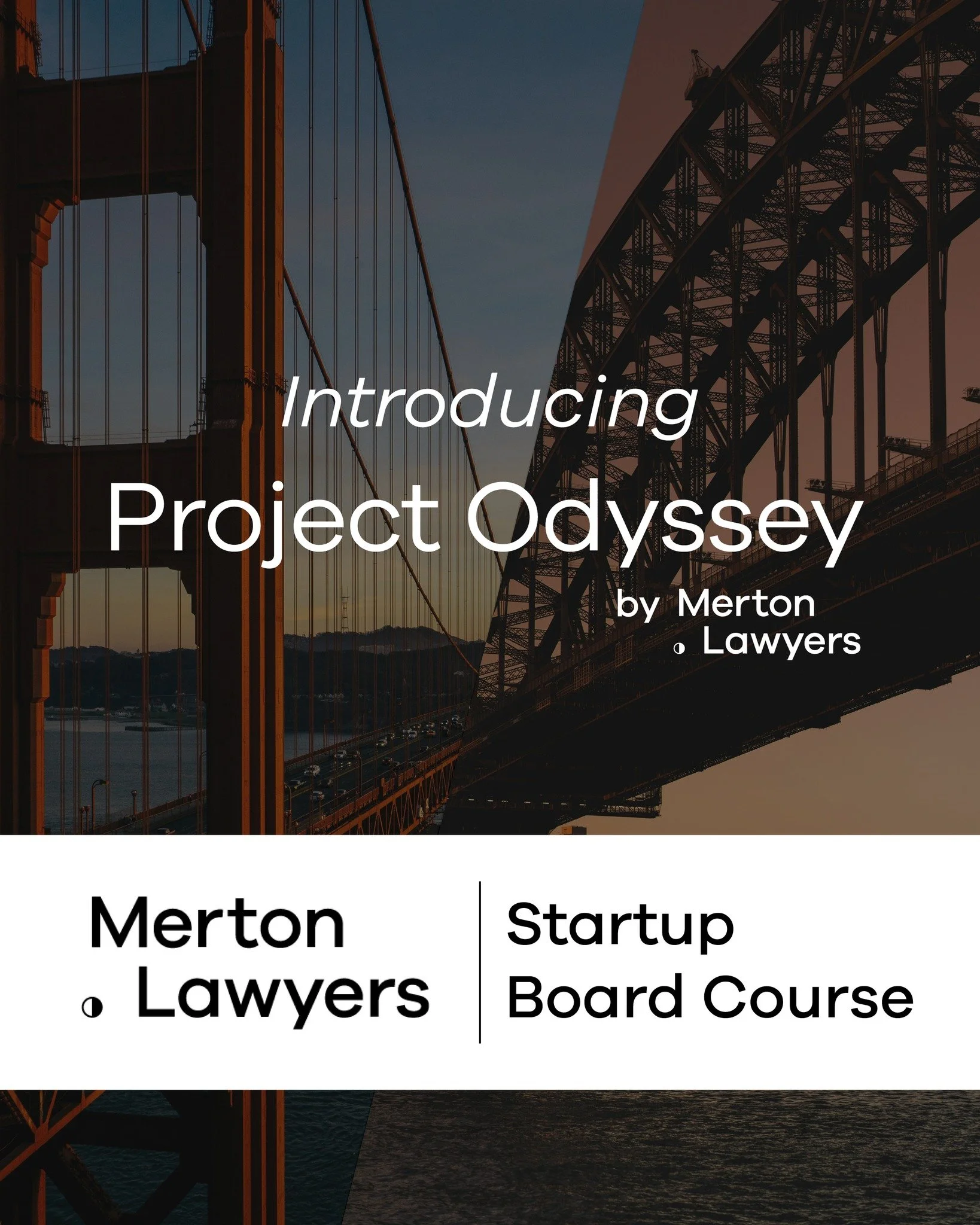 We're thrilled to announce the launch of Project Odyssey, the second program from Merton Lawyers dedicated to understanding the pain points of Venture Capital and creating solutions around these.

Building on the success of Project Frontier, this ini