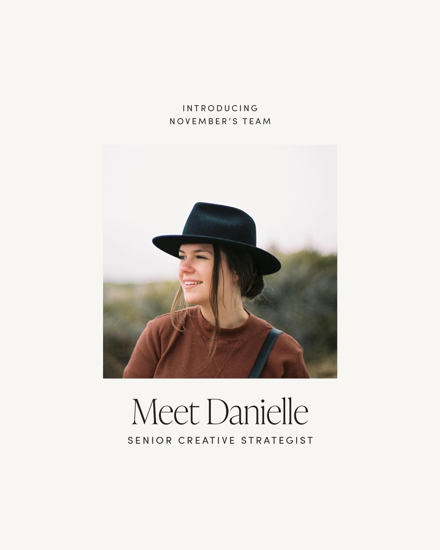 Meet our Senior Creative Strategist, Danielle!

With a keen eye for detail and 6 years of close collaboration with marketing teams and business owners, Danielle elevates every project she touches. Beyond her talent, Danielle&rsquo;s warmth and collab
