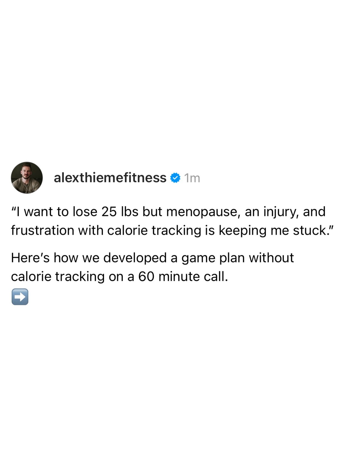 We didn&rsquo;t need a complete overhaul of her diet. We didn&rsquo;t need to meticulously weigh foods and track calories. We needed to make a small tweak to her eating patterns.

With her breakfast options, she came up with them. My only additions w