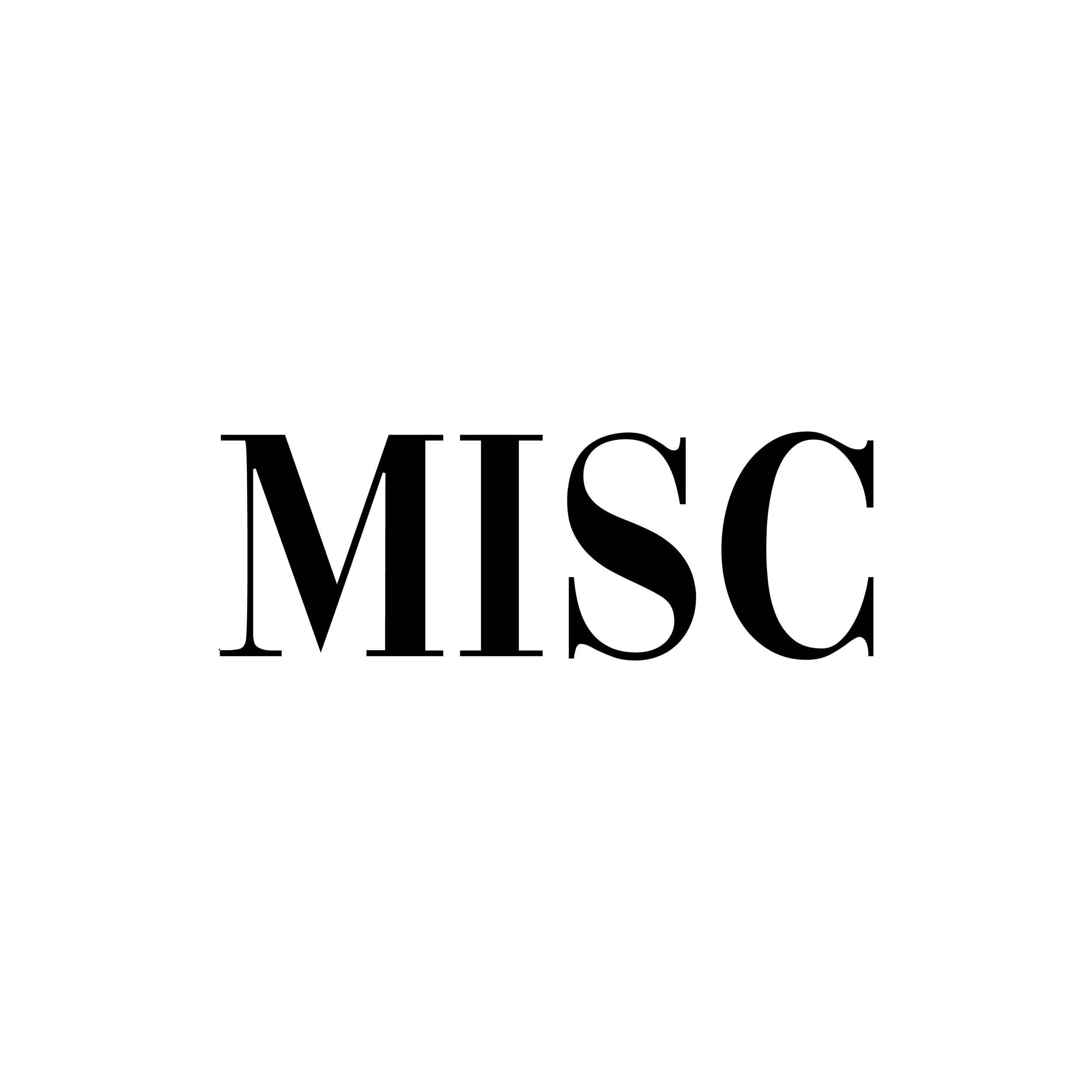 Miscellaneous