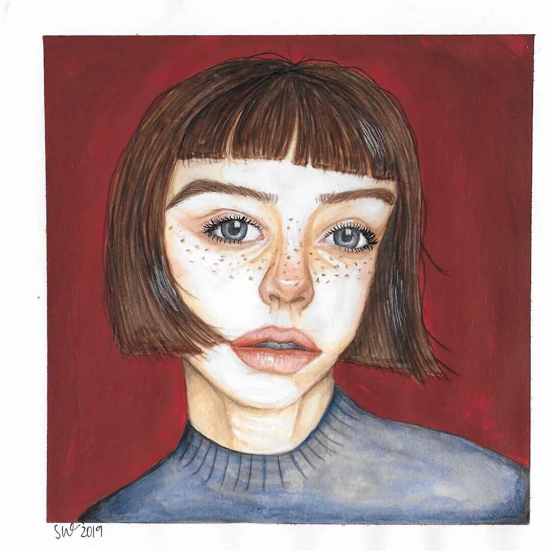 Red Girl - 2019
Watercolor & Colored Pencil 