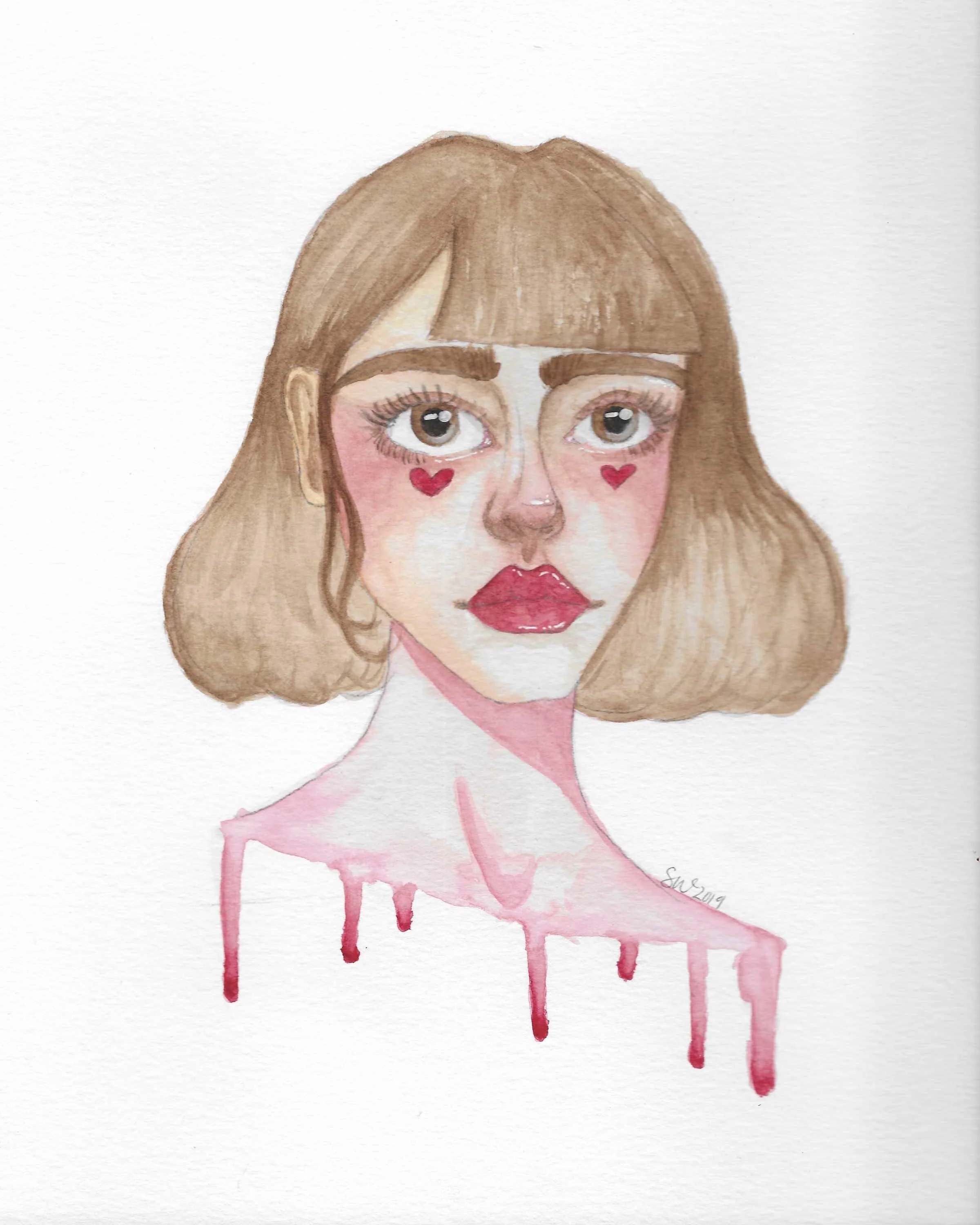 Valentines - 2019
Watercolor 
