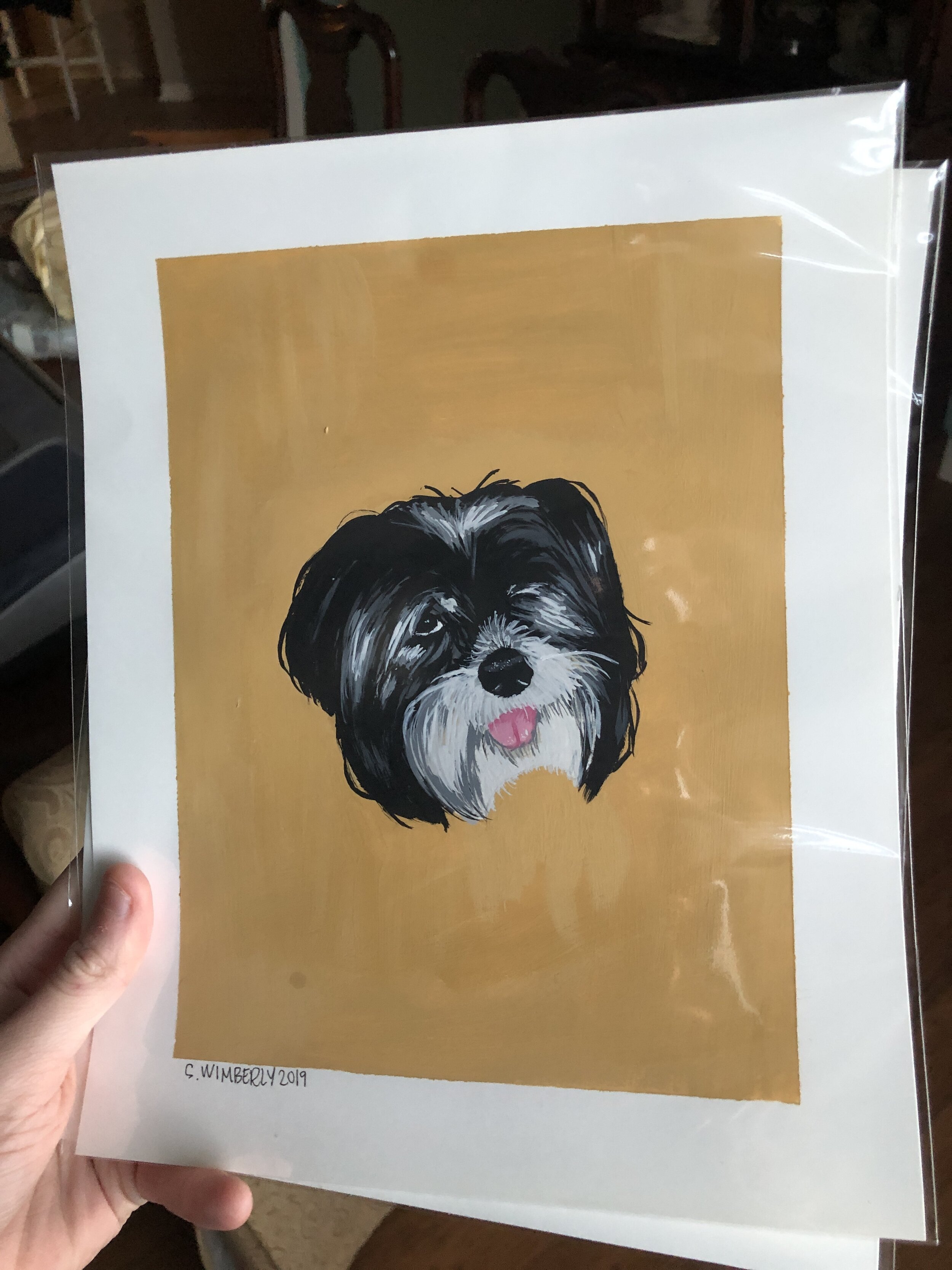 Commission - 2019 
Gouache 