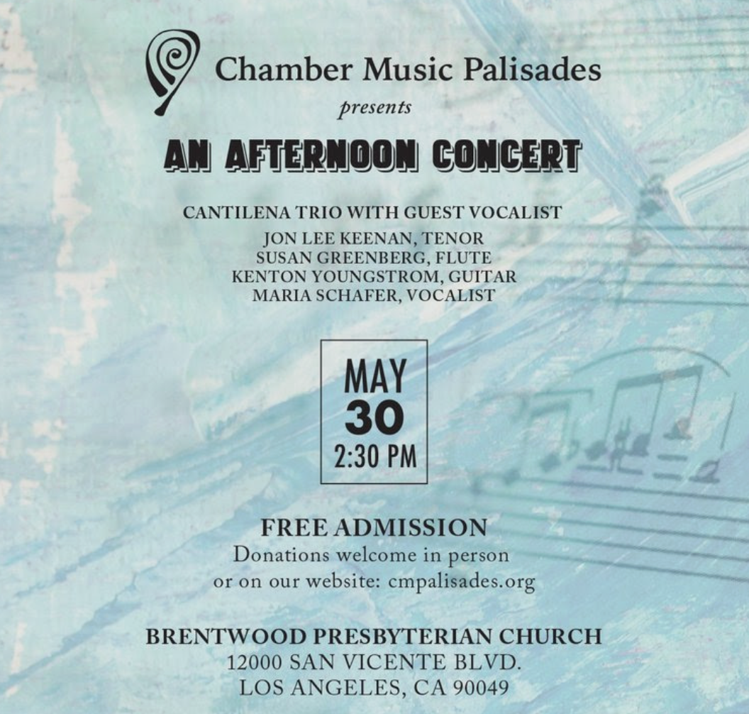 Cantilena Trio with Guest Vocalist