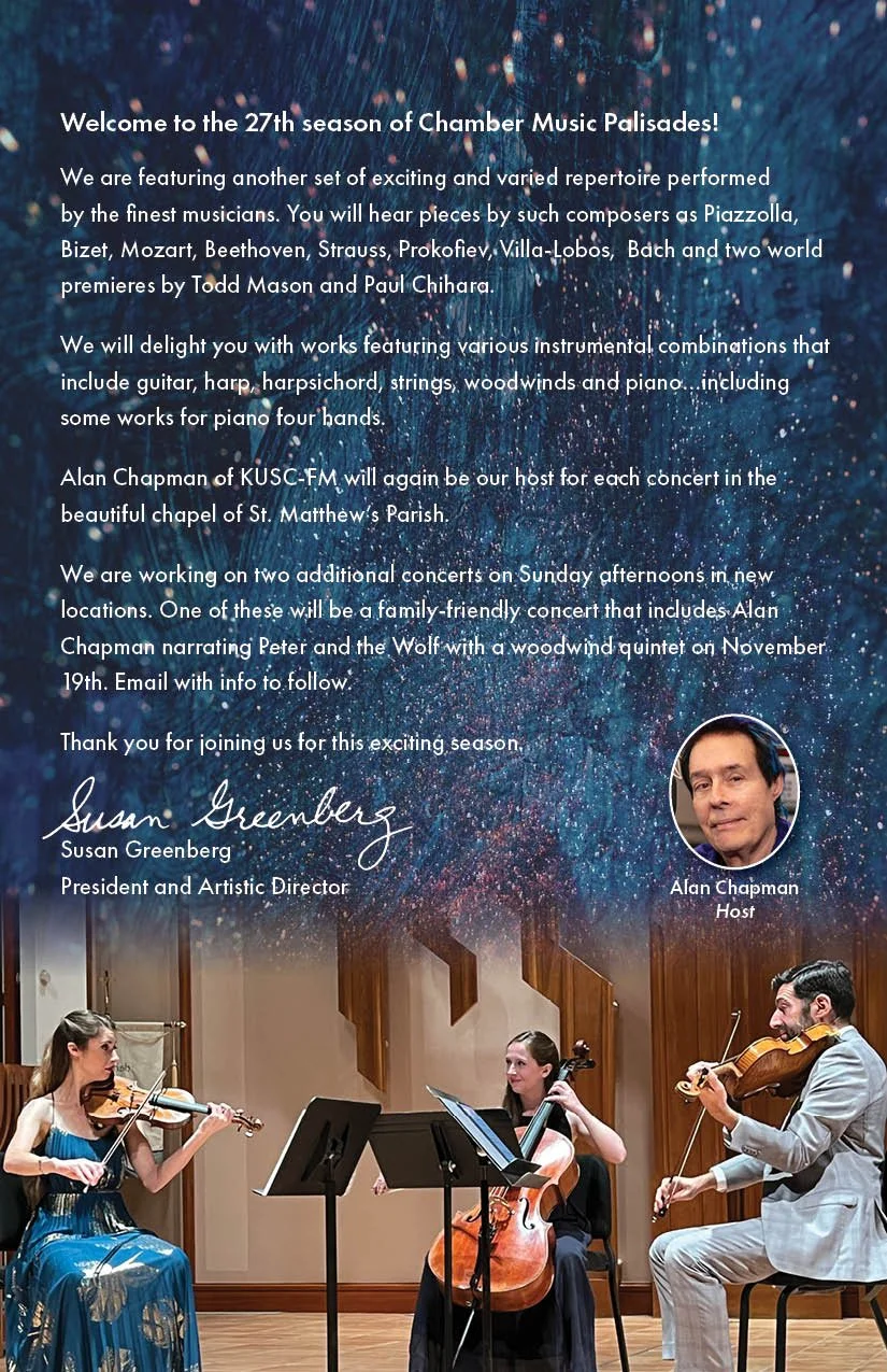 Current Season — Chamber Music Palisades