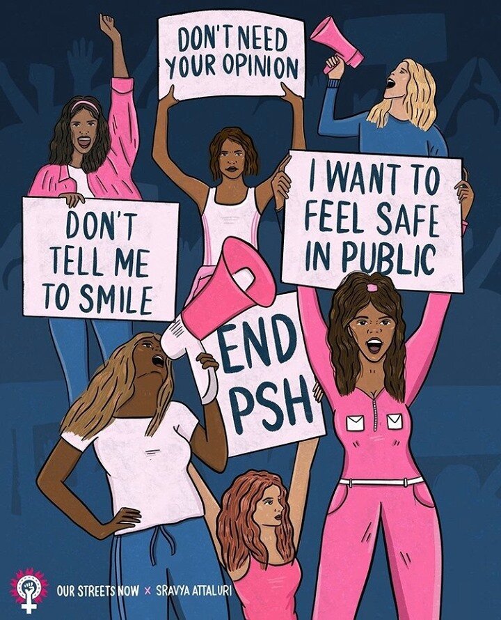 We stan creatives like 🖌️ @sravya_attaluri who use their talents to raise awareness about the issues that really matter 👏🏻👏🏽👏🏾⁠
⁠
There's been a TON of discussions surrounding the topic of public sexual harassment these last few days and it's 