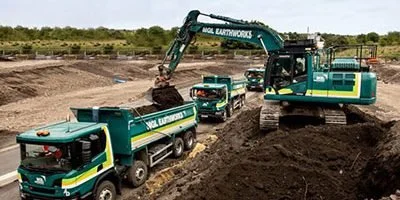 Heavy duty fleet fuel management - trucks and excavator