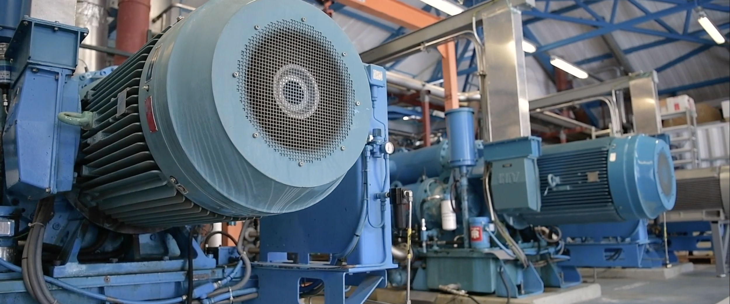 Chemical production nitrogen compressor