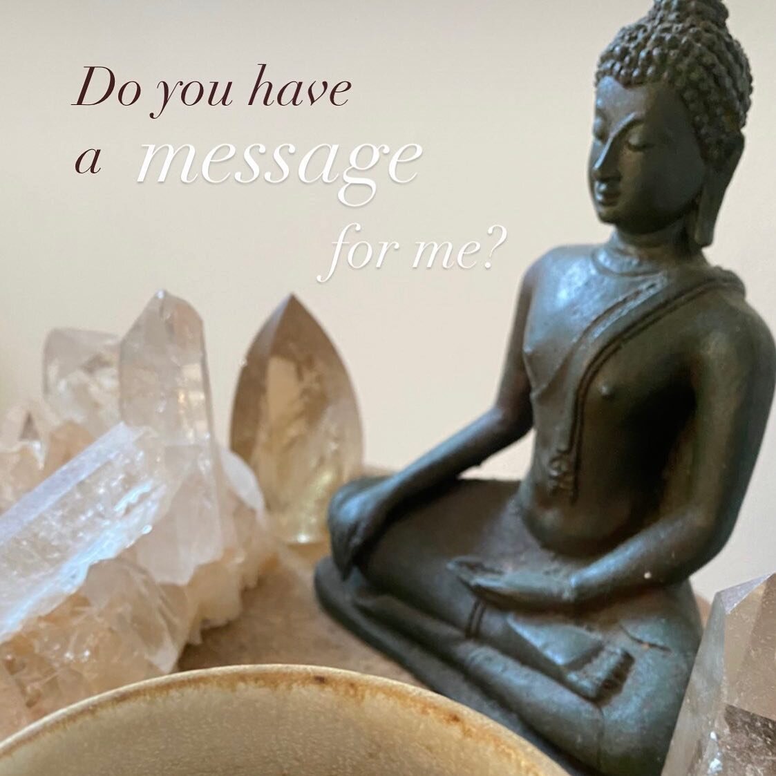 Do you have a message for me? In this question there is an opening,  a surrendering  to something greater than your thinking mind. 

Join me this morning at 9am Live in the conscious money portal on FB to be guided in meditation that will bring about