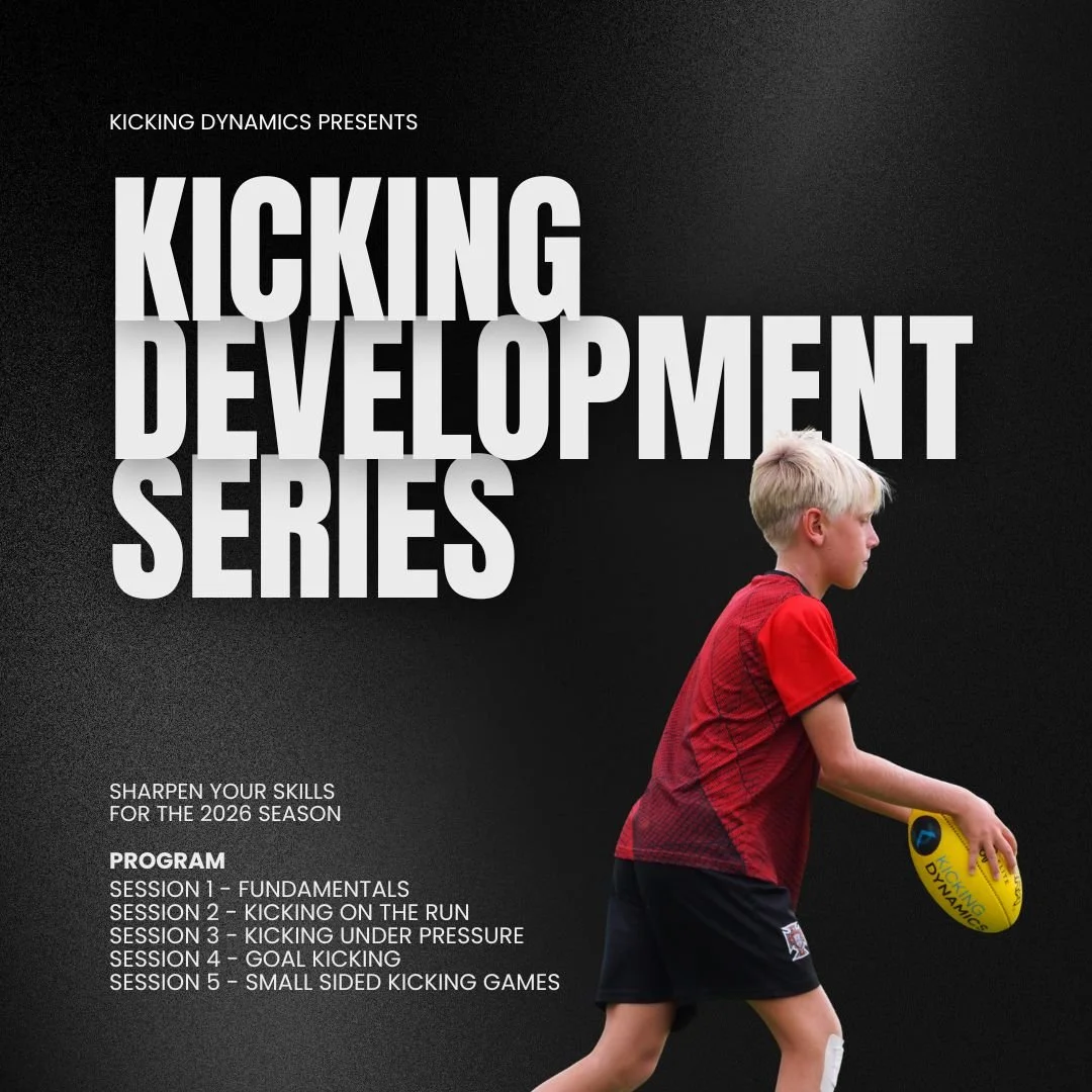 🔥 This pre-season, we&rsquo;re excited to continue our Kicking Development Series across two Sydney locations - designed to sharpen your skills for the 2026 season and beyond.

You can join a single session or take part in the full series. Places ar