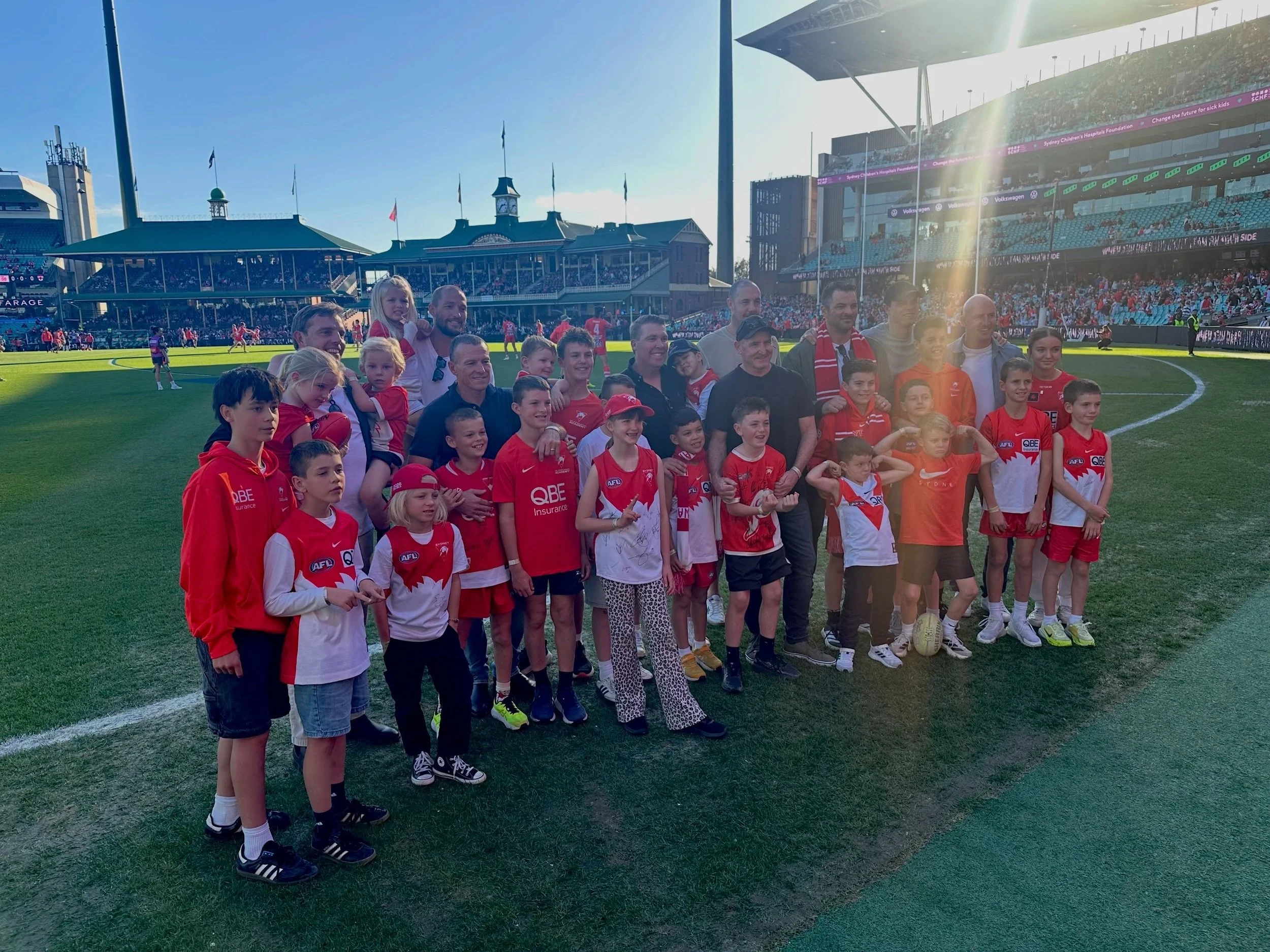 A day to remember! 🥰 

A day off coaching yesterday to attend the first event of the &ldquo;Young Bloods&rdquo;. A new initiative from the @sydneyswans for past players and their sons and daughters! 🔴⚪️

It was an incredible experience and fantasti