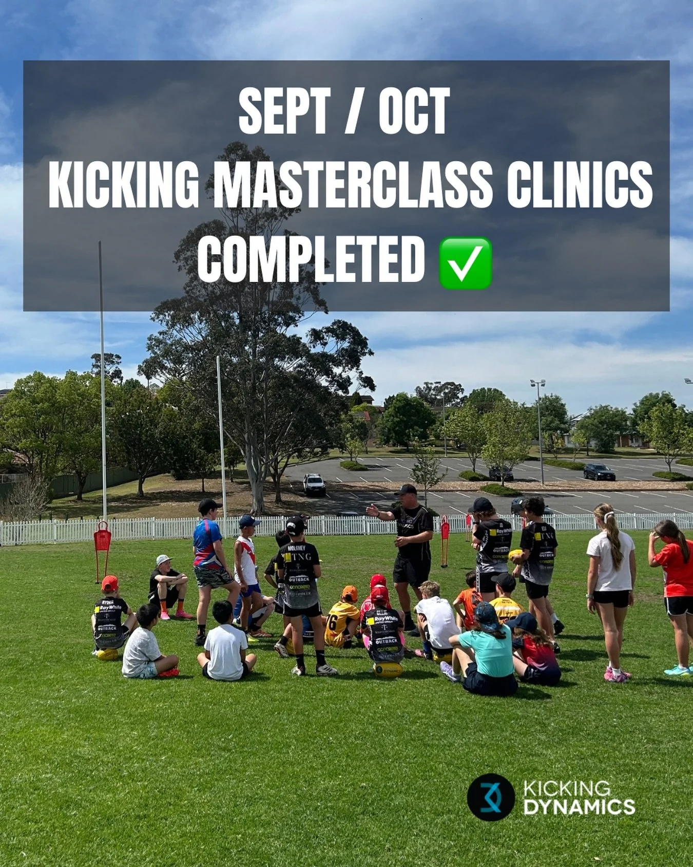 Another huge thanks to all the players who attended the Sept / Oct School Holiday Kicking Masterclass Clinics in VIC, ACT, NSW, SA &amp; WA! 🙏 

To again have record numbers attending at this time of the year is incredible to see the want to develop