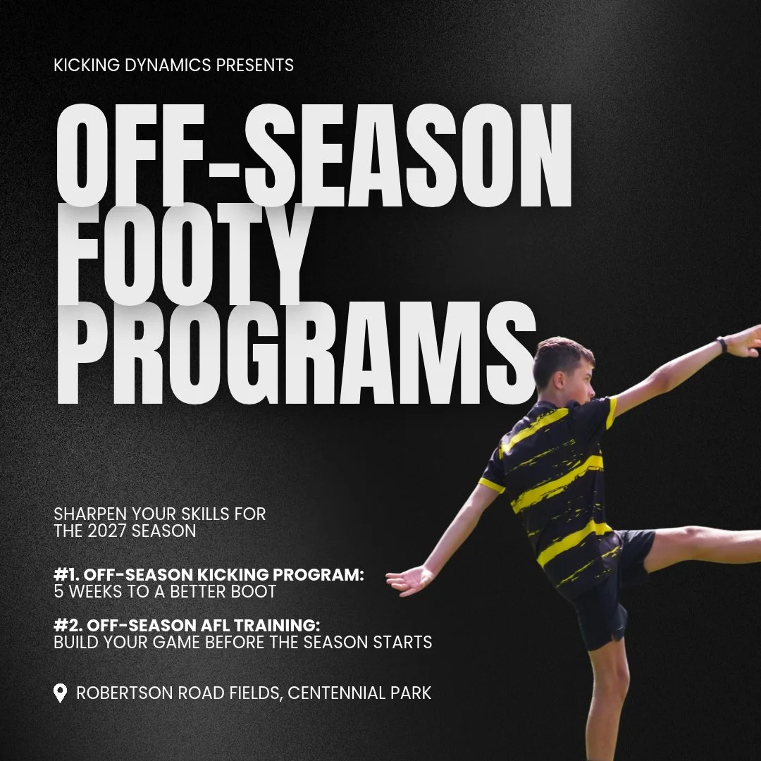 🔥 This off-season, we&rsquo;re excited to launch our Off-Season Footy Programs - designed to sharpen your skills for the 2027 season and beyond.

Program is designed by former Sydney Swan, inaugural GWS Giants Female Head Coach and QBE Swans Academy