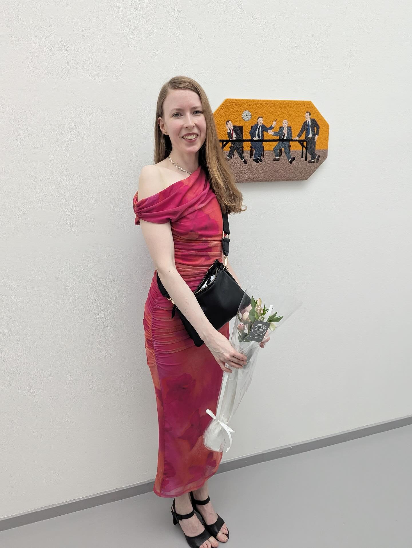 Tack alla f&ouml;r uppvaktningen p&aring; vernissagen av examensutst&auml;llningen Bli Noe Annet p&aring; Konsth&ouml;gskolan i Oslo. Jag hade en fantastisk dag tillsammans med familj, kamrater och v&auml;nner 🤗💃💗
