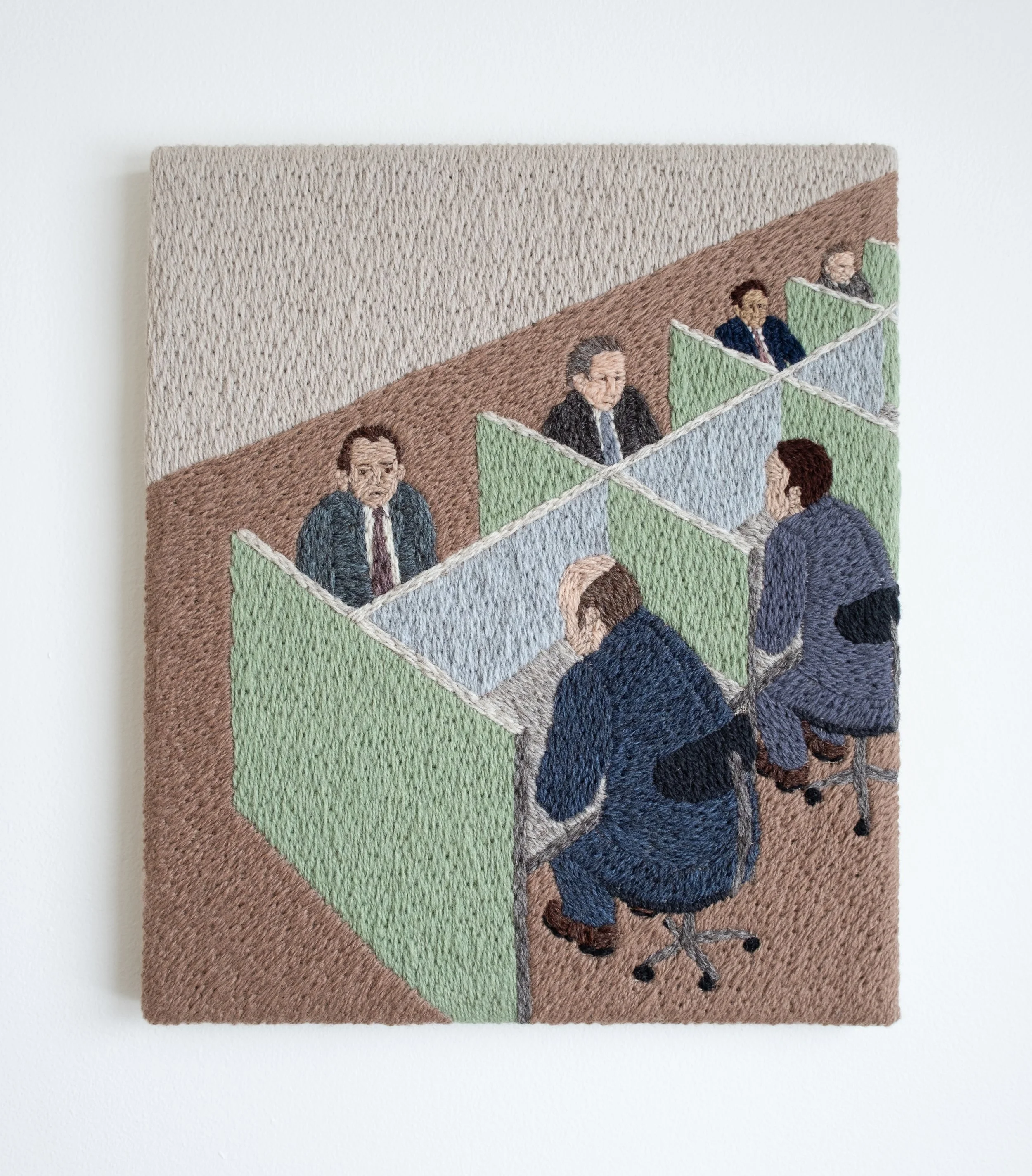 Men in Office Landscape