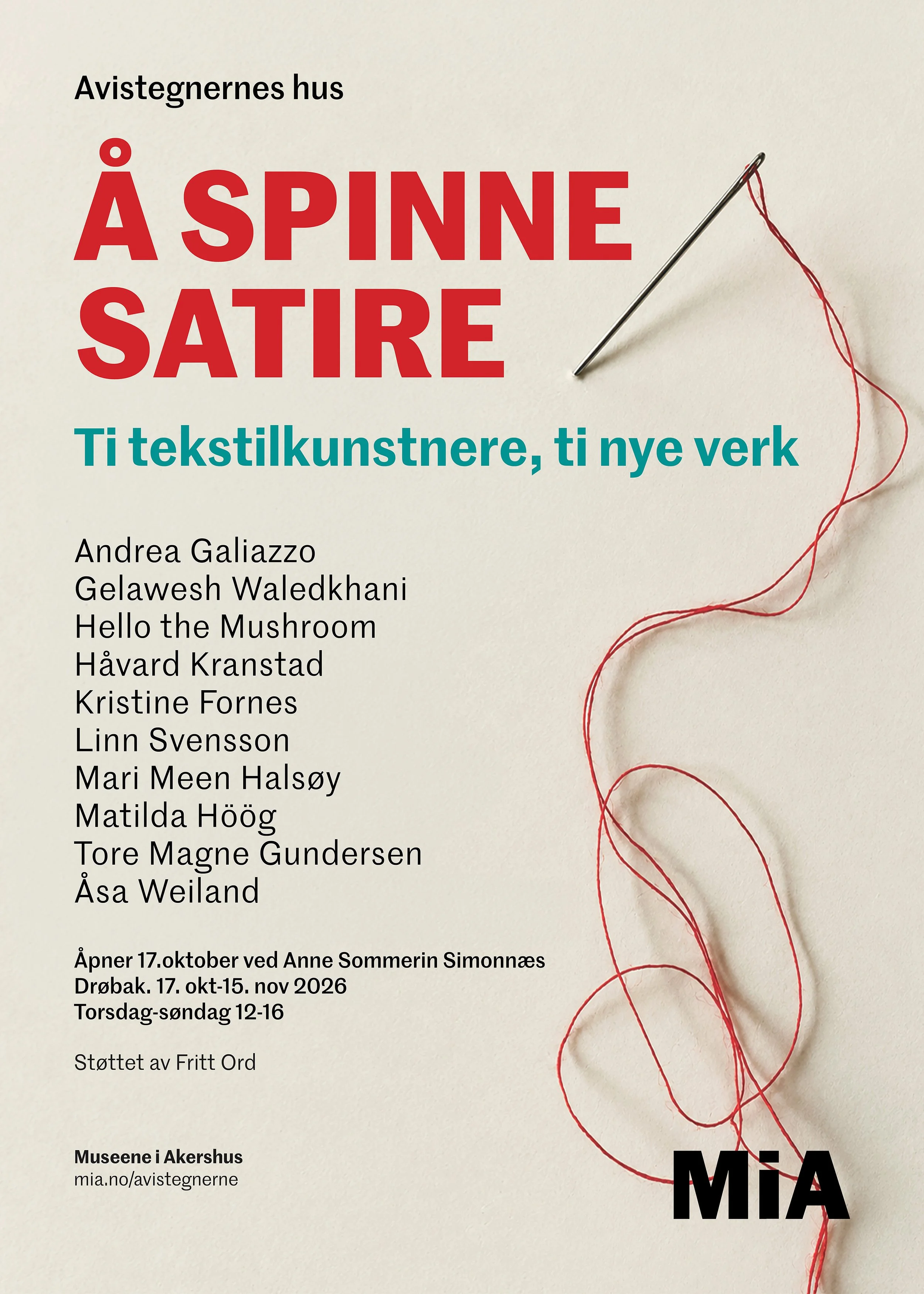 Spinne Satire plakat.jpg
