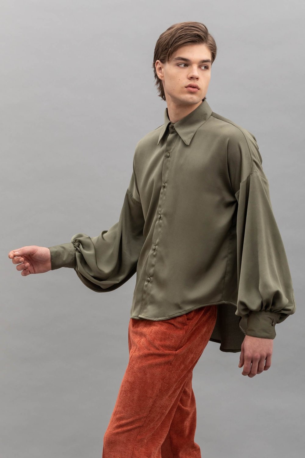 Byroses 'Gellen' Balloon Sleeve Shirt — Byroses