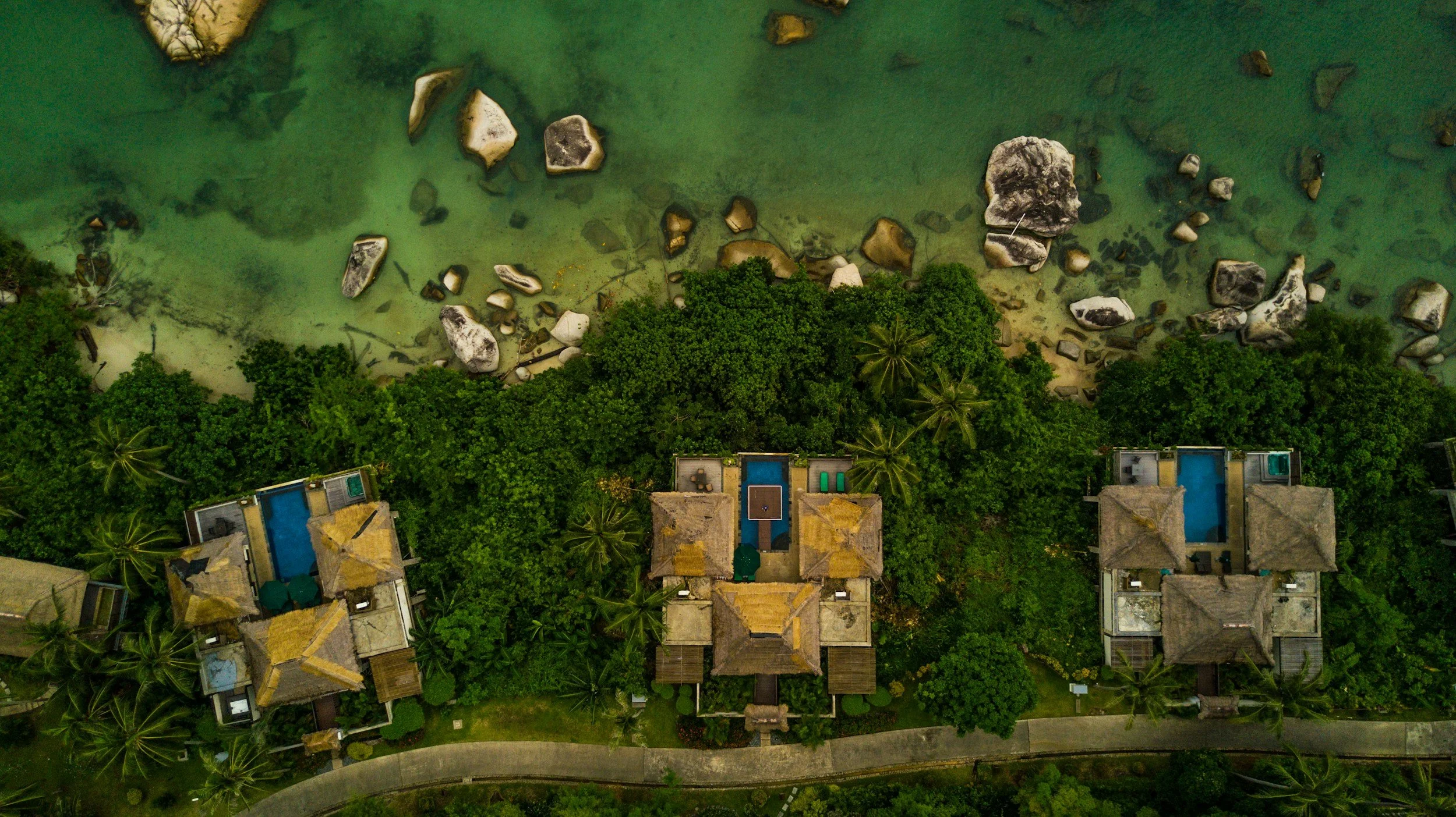 The Sanchaya luxury beachfront resort in Bintan, Indonesia.