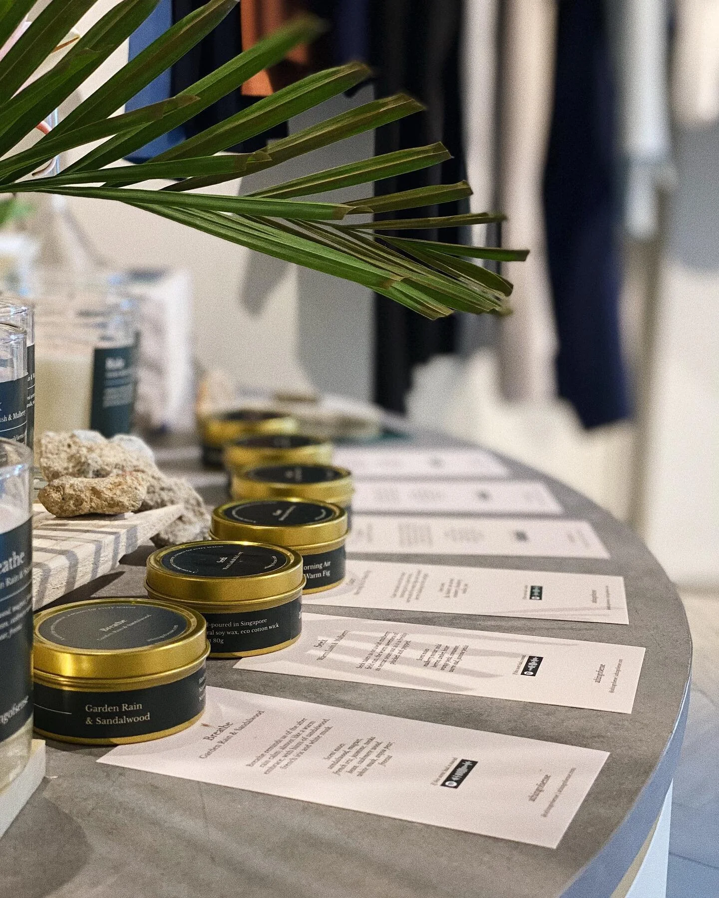 our full range is available in store @nanaandbird &mdash; come visit us &amp; explore our Scentscape irl, playlists included. we take our whiffin&rsquo; very seriously. #athingofsense