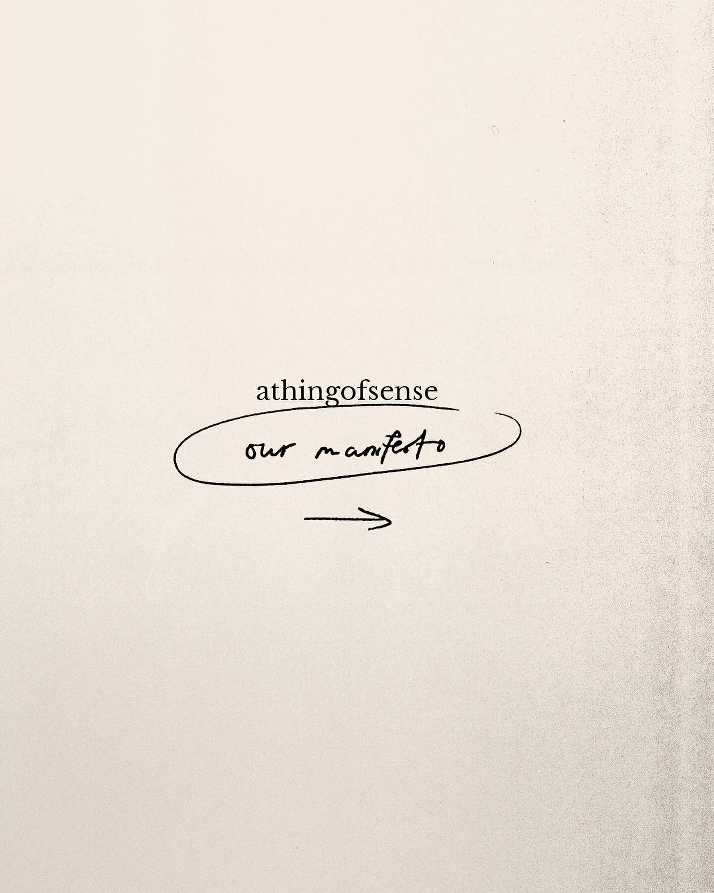 a 6-page edit: self reminders on why we do what we do and what we hold close to our hearts. #athingofsense