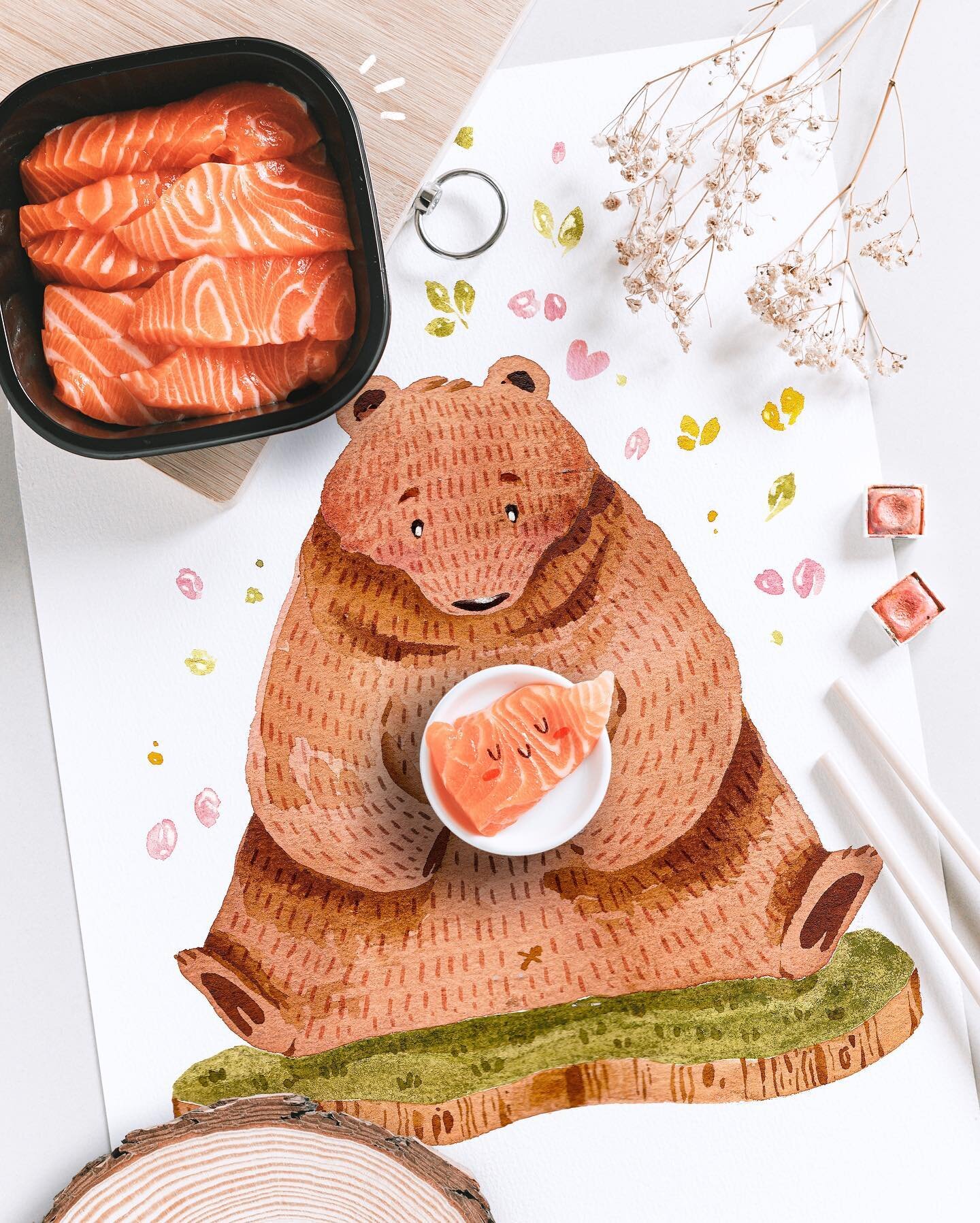 In my next life I want to be a grizzly bear, just live my life by the streams and eat salmon all day. 😌🍣
&bull;
Thank you @art_of_salmo for the generous serving of my fav food in the whole wide world!
&bull;
P/S:
Get a free cooler bag with a purcha