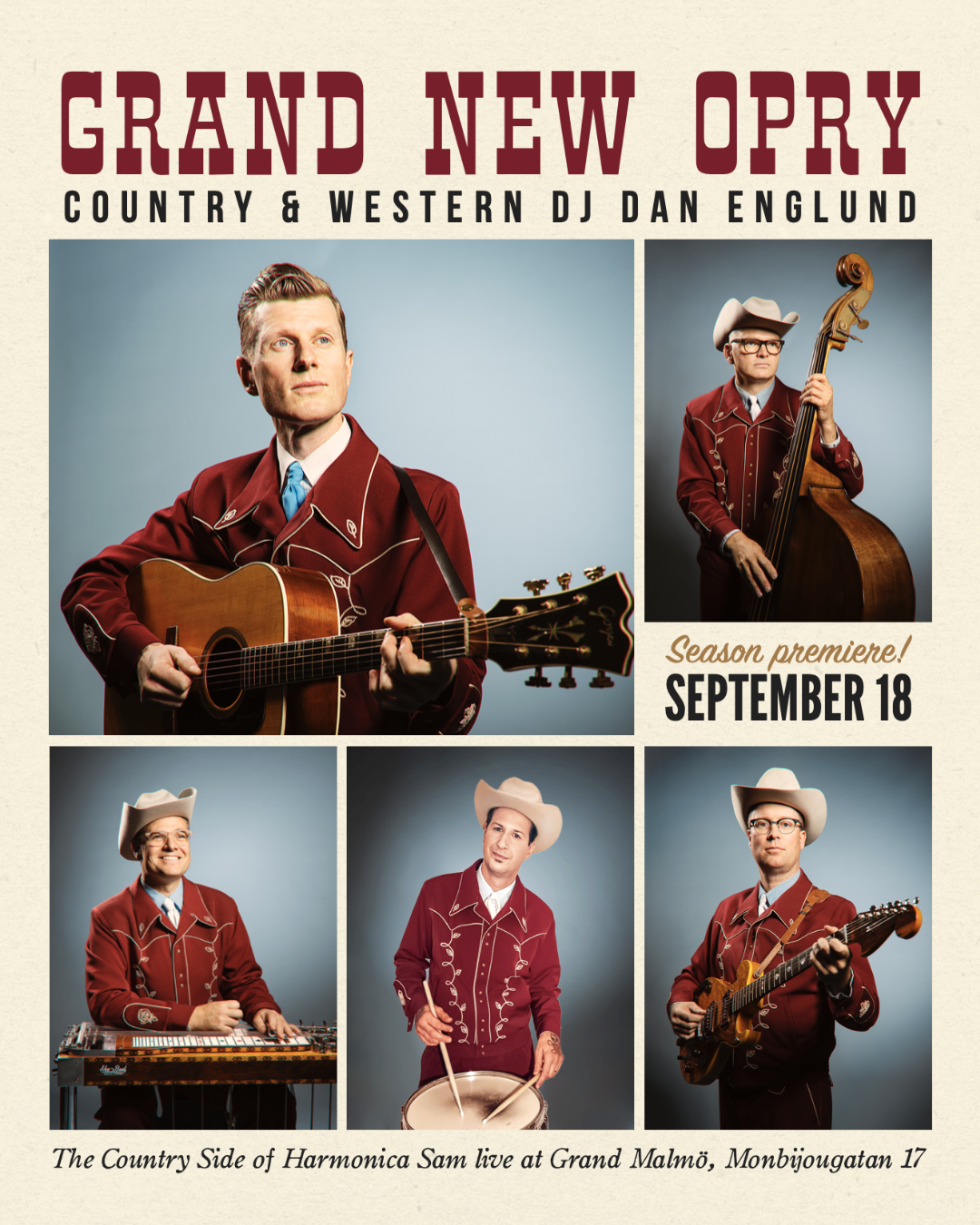 Countrymusik I stadsmiljö på Grand New Opry