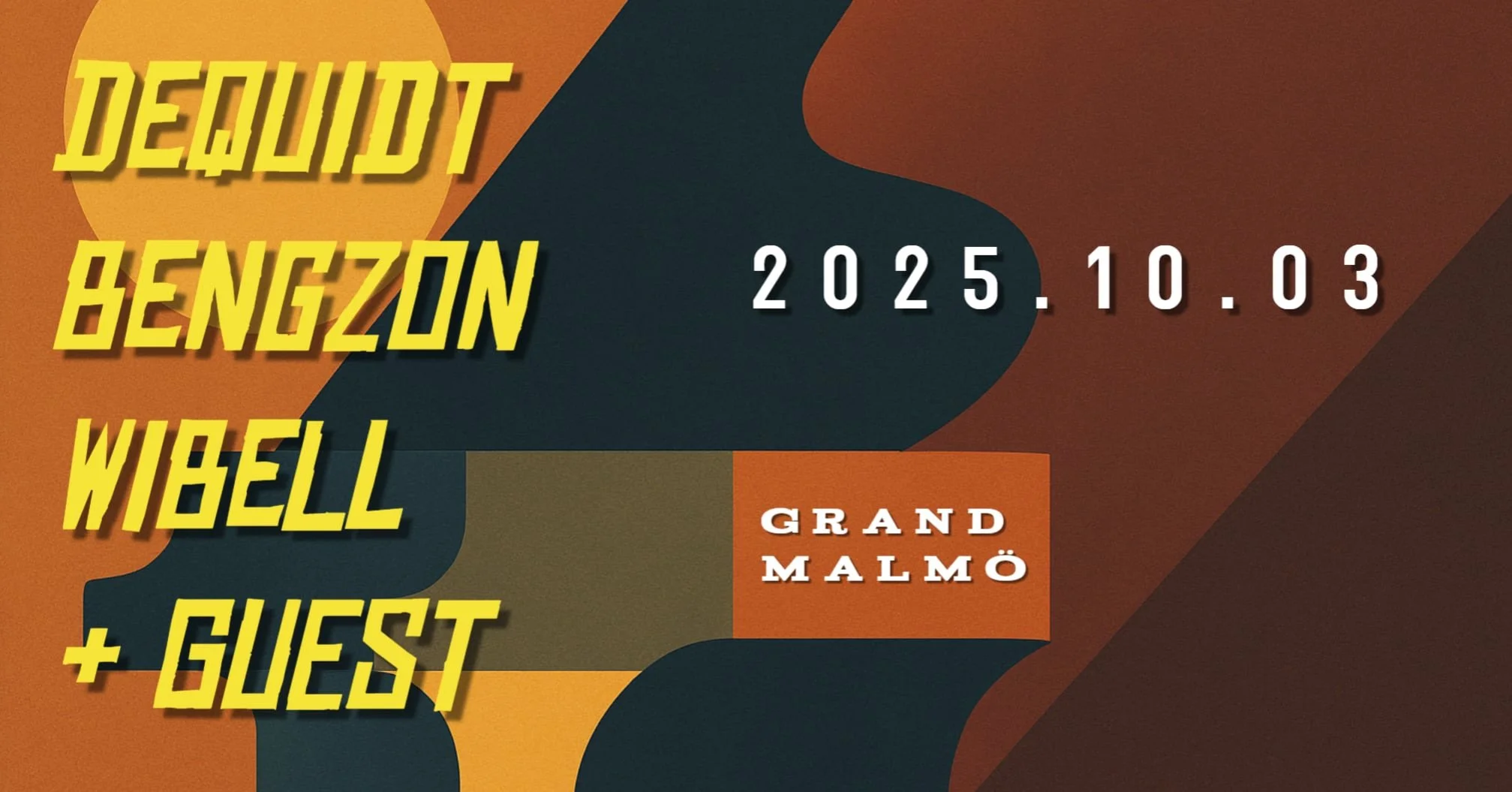 JAZZ PÅ GRAND - Dequidt//Wibell//Bengzon + SURPRISE GUEST