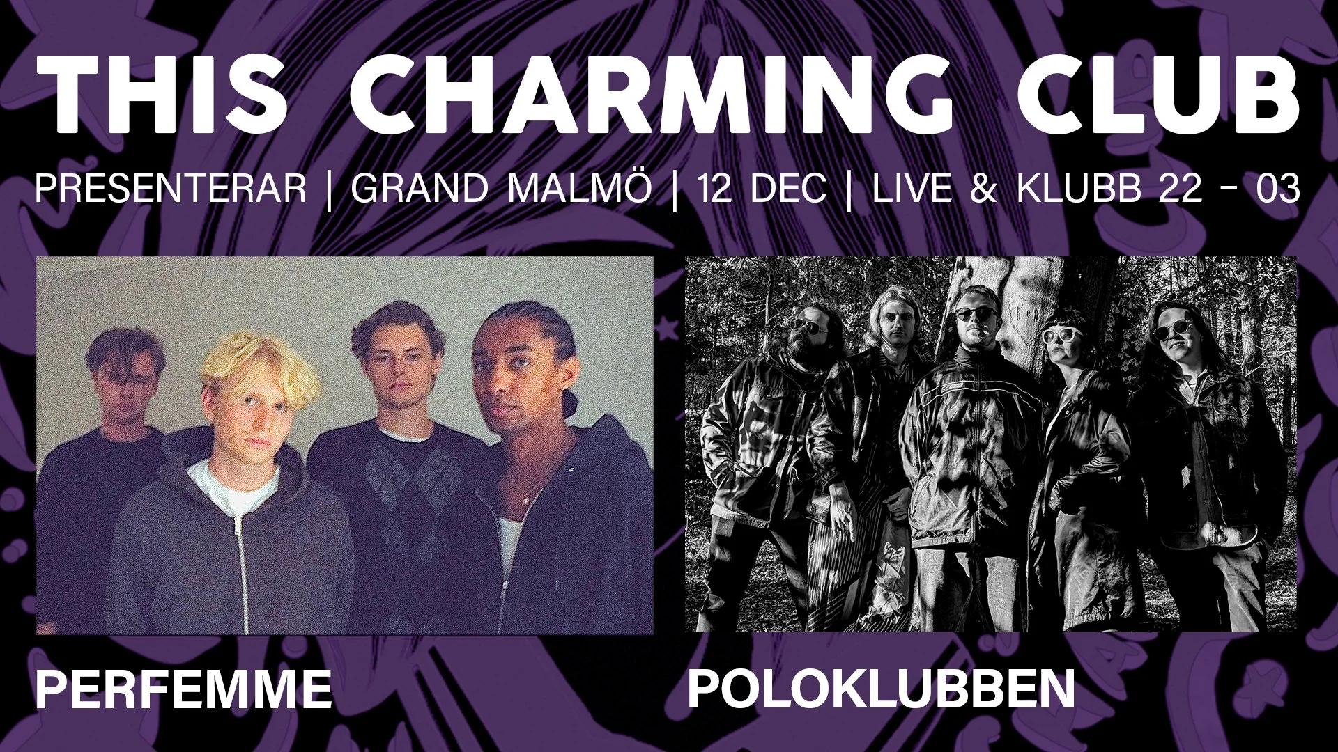 Live: This Charming Club pres. Perfemme + Poloklubben