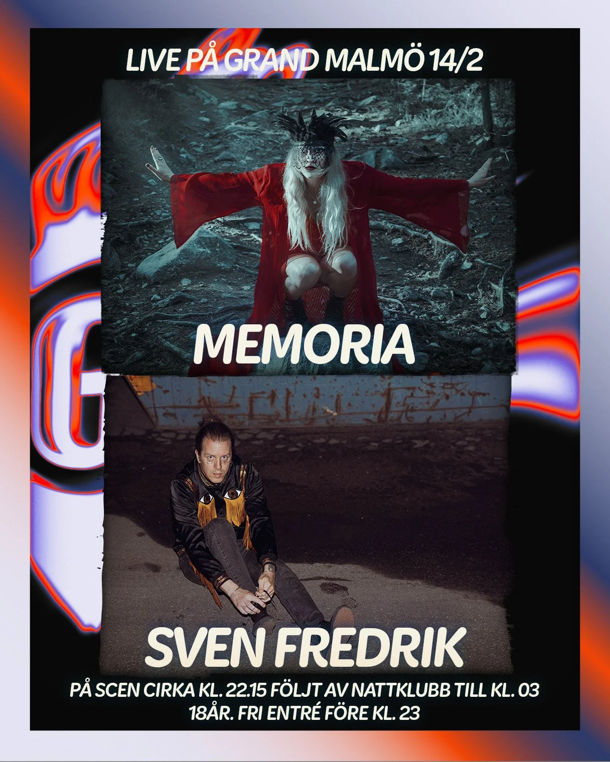 Live: Memoria + Sven Fredrik
