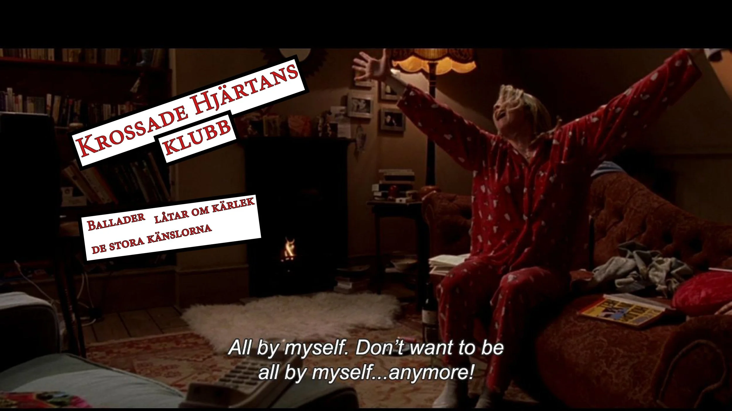 Krossade Hjärtans Klubb i loungen